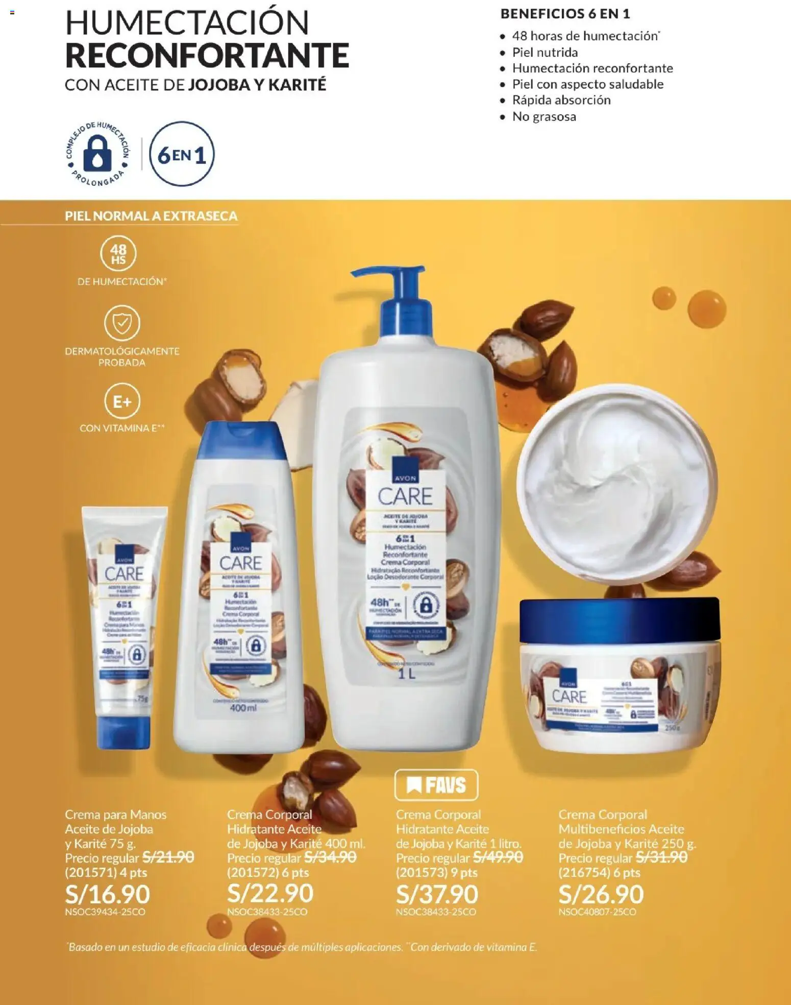 Catálogo Avon válido desde 01/07/2026 | Página: 135 | Productos: Desodorante, Aceite, Crema