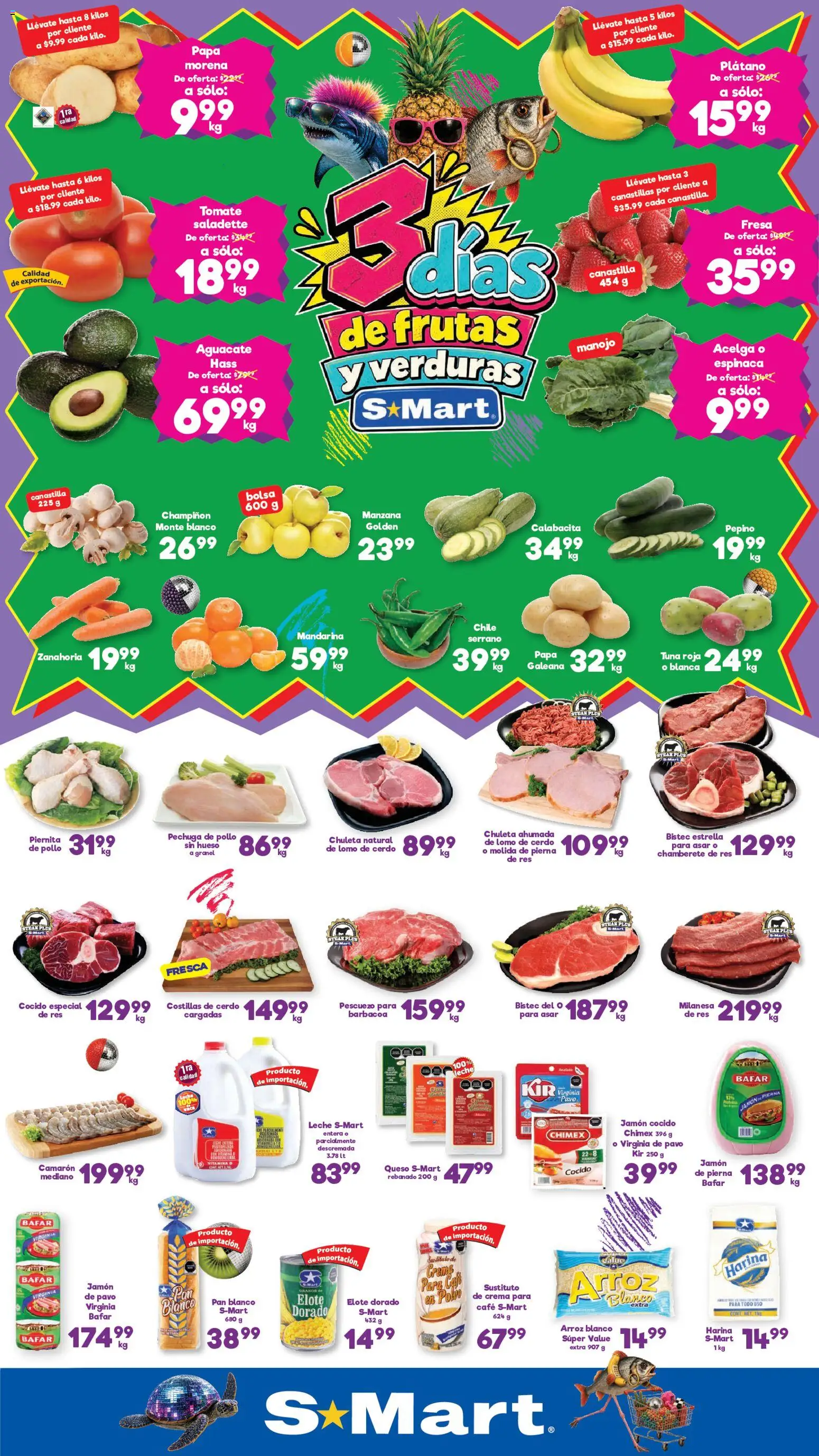 Nuevas ofertas de S-Mart válidas en toda la República Mexicana desde el 13/10/2026. ¡Encuentra las mejores ofertas en S-Mart folleto Nuevo Laredo! | Página: 3
