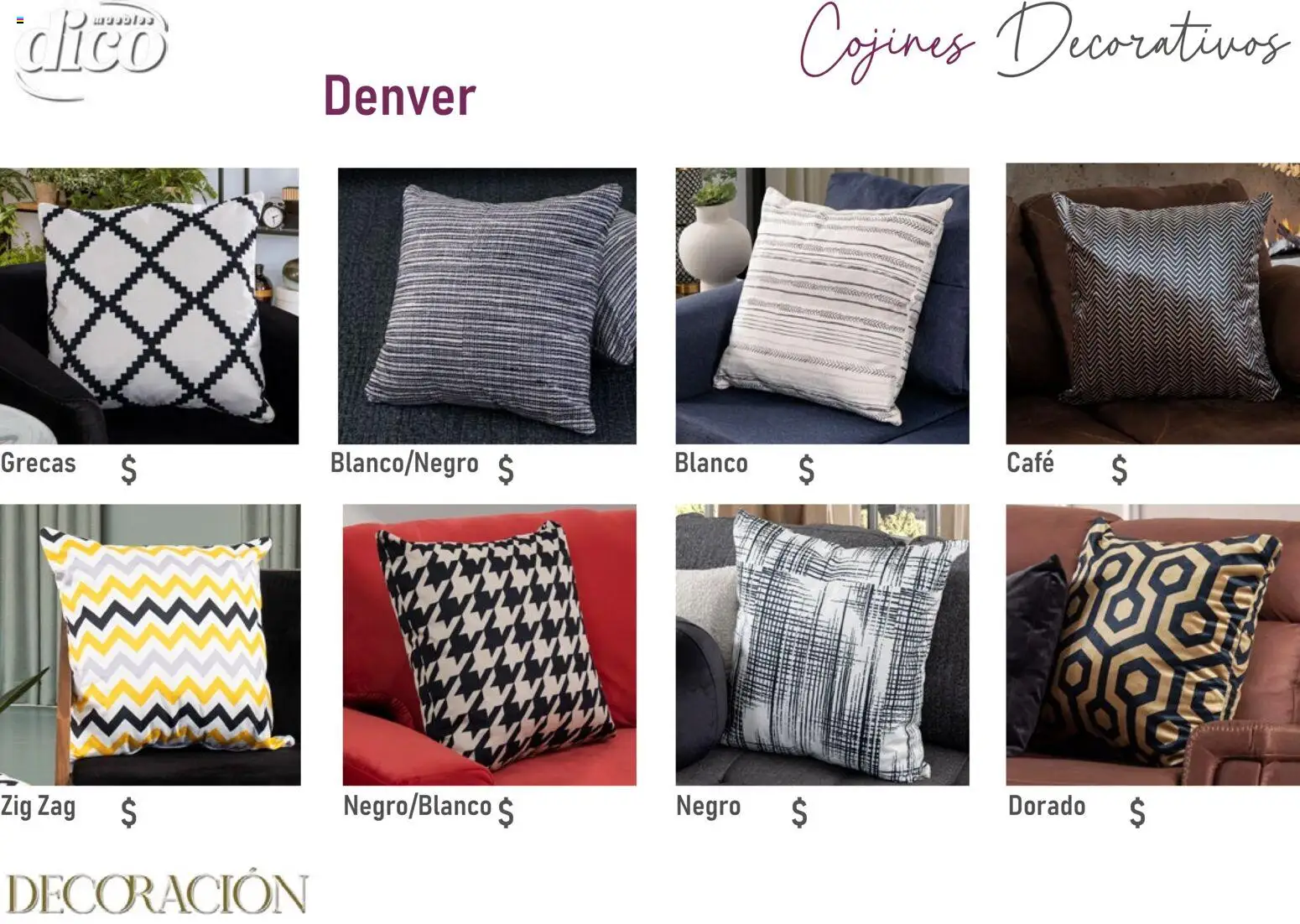 Nuevas ofertas de Muebles Dico válidas en toda la República Mexicana desde el 09/12/2025. ¡Encuentra las mejores ofertas en Muebles Dico catálogo Decoración! | Página: 55 | Productos: Café, Decoración