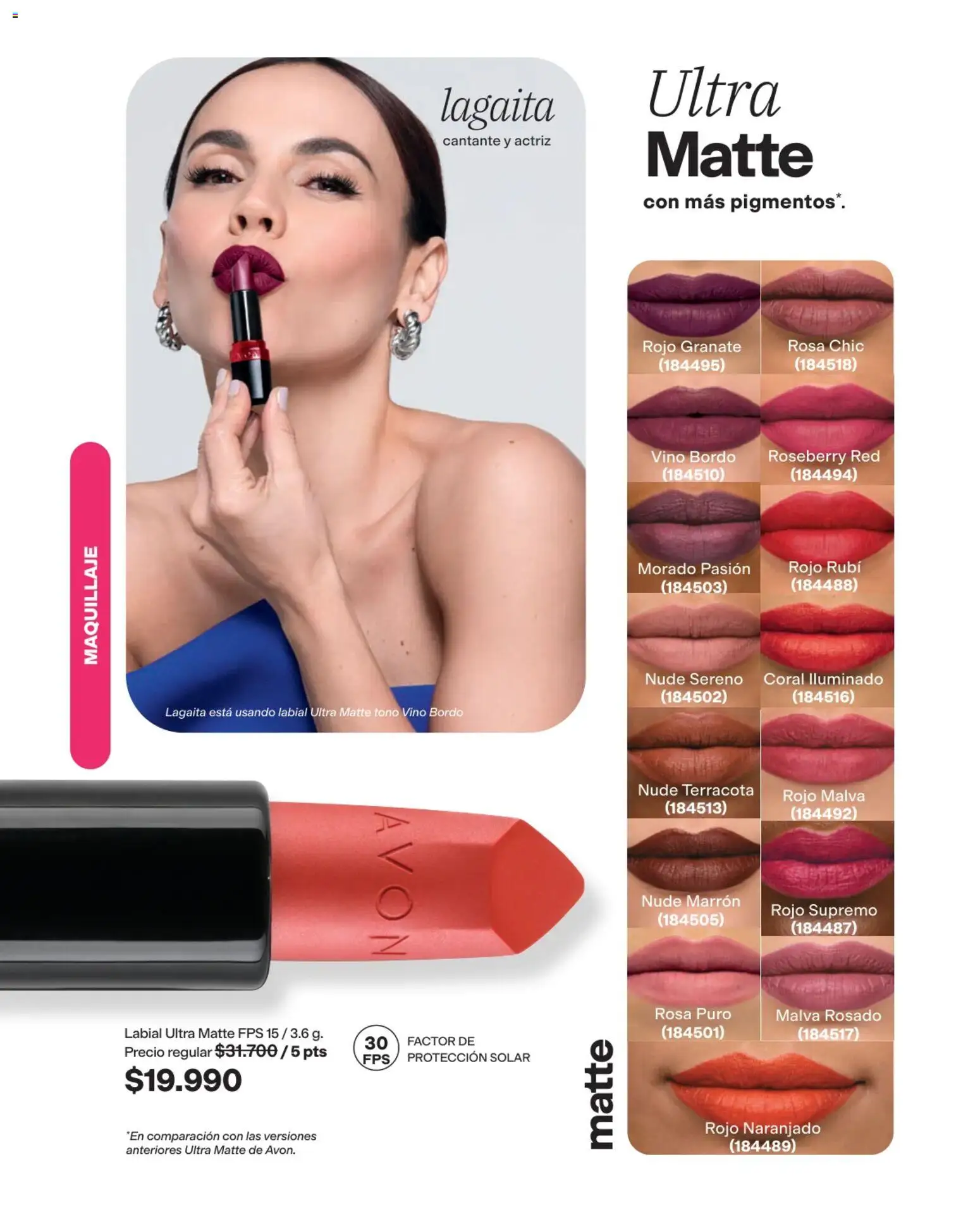 Avon revista - valida desde el 03/08/2026 | Página: 58 | Productos: Maquillaje, Vino