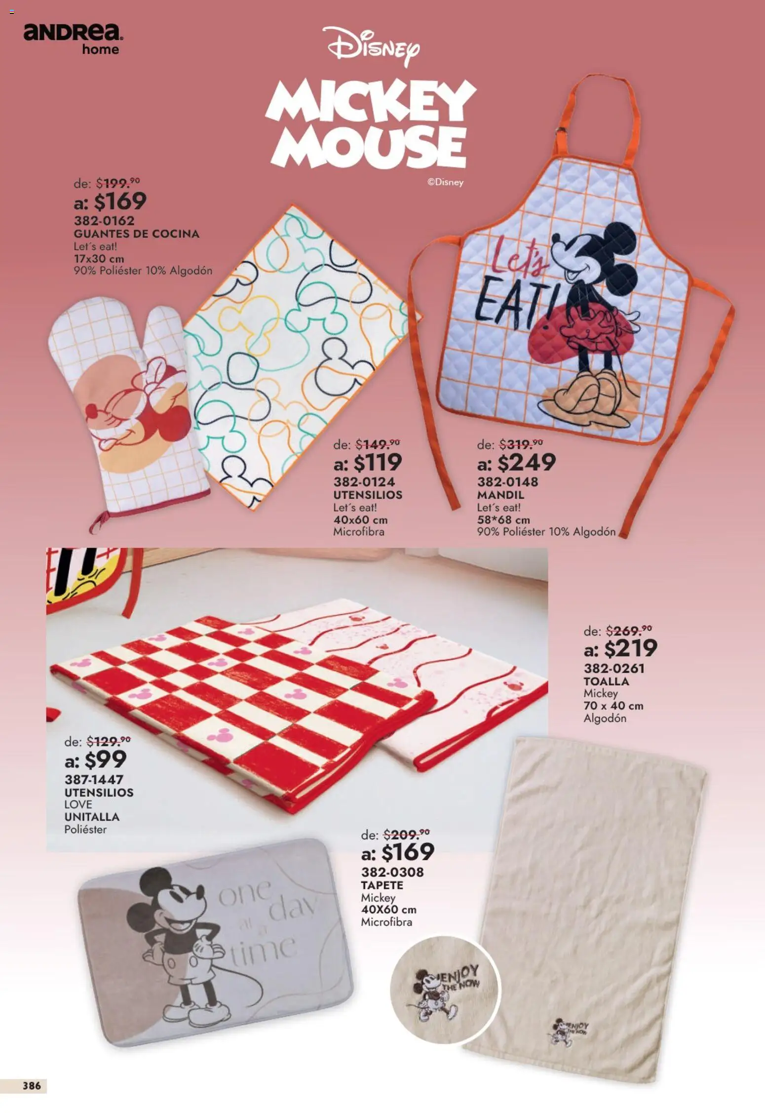 Nuevas ofertas de Andrea válidas en toda la República Mexicana desde el 13/09/2026. ¡Encuentra las mejores ofertas en Andrea catálogo Outlet! | Página: 386 | Productos: Mouse, Toalla, Cocina, Algodón