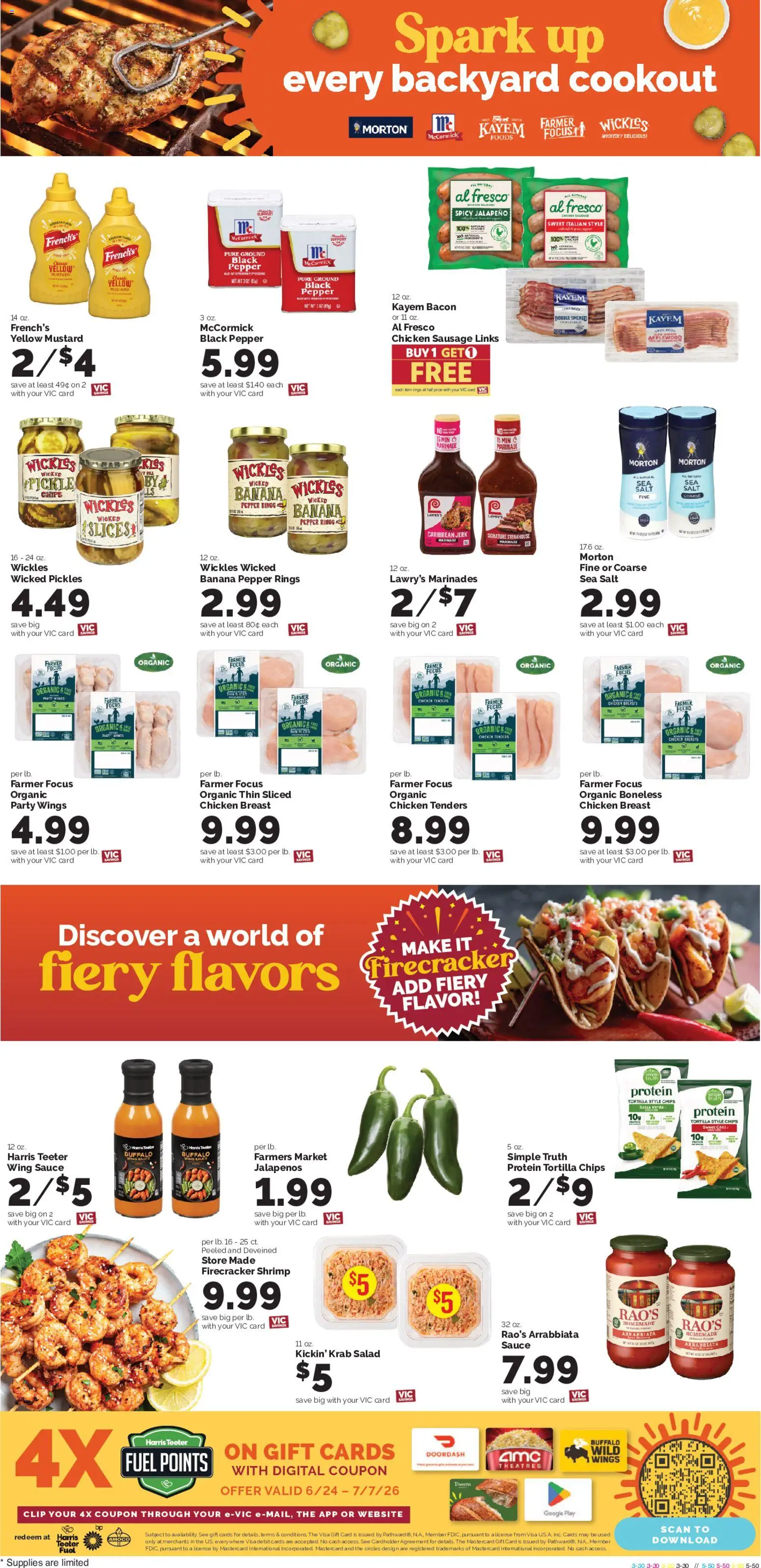 Harris Teeter Weekly Ad - SC - valid from 06/24/2026 | Page: 10 | Products: Chips, Sauce, Salt, Sausage