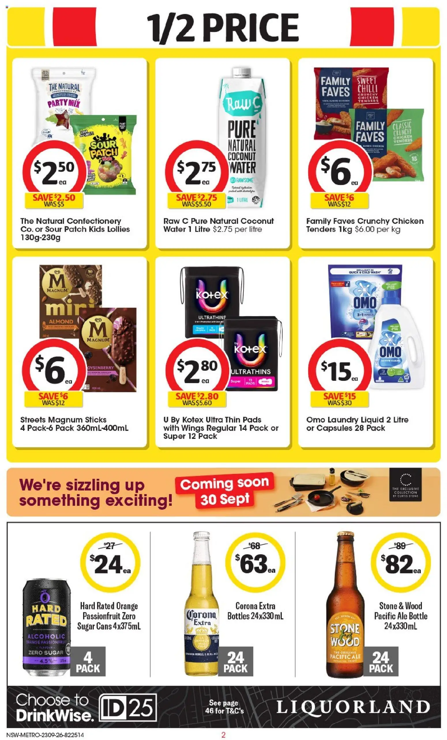 Coles catalogue - valid from 23/09/2026 | Page: 2 | Products: Detergent, Wood, Water, Laundry