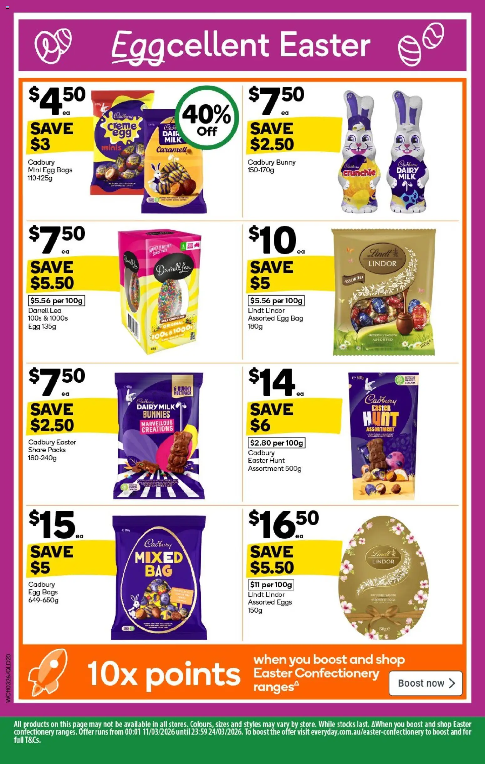 Woolworths catalogue - valid from 11.03.2026 | Page: 20 | Products: Milk, Dairy, Eggs, Bag