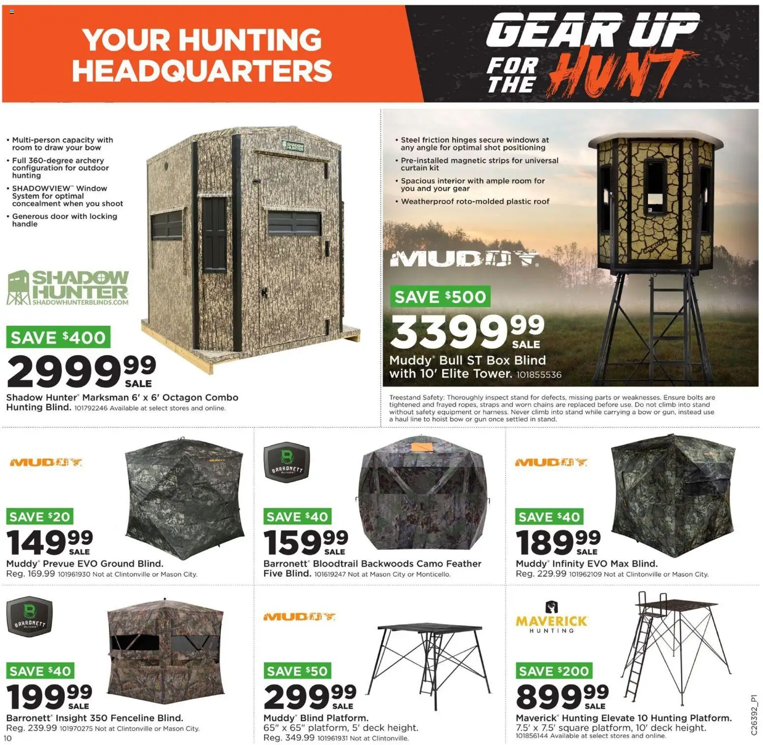 Mills Fleet Farm Gear Up Hunt - valid from 09/21/2026 | Page: 10 | Products: Box, Bolts, Bow, Archery