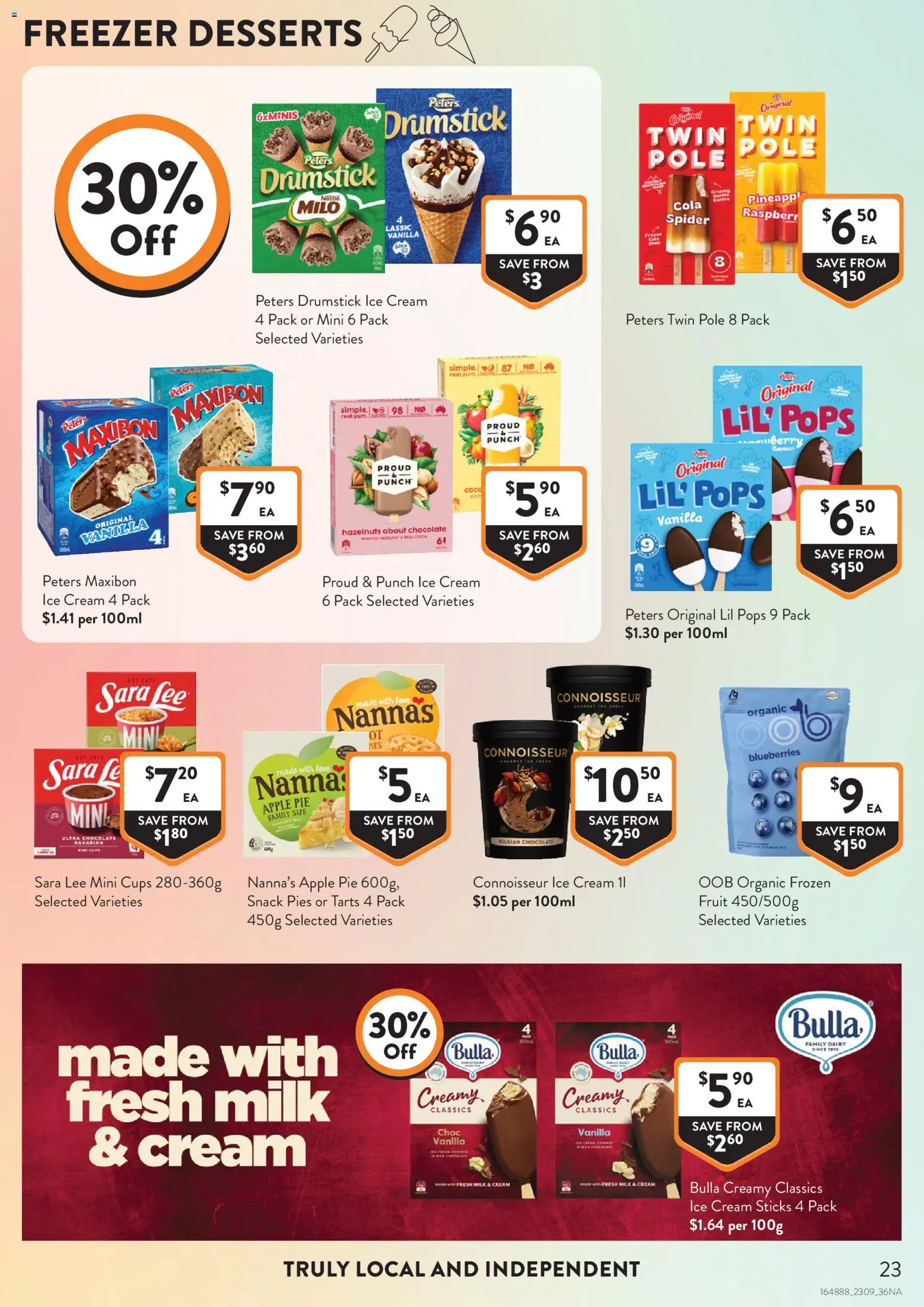 Foodworks catalogue - valid from 16/09/2026 | Page: 23 | Products: Cups, Dairy, Cream, Vanilla