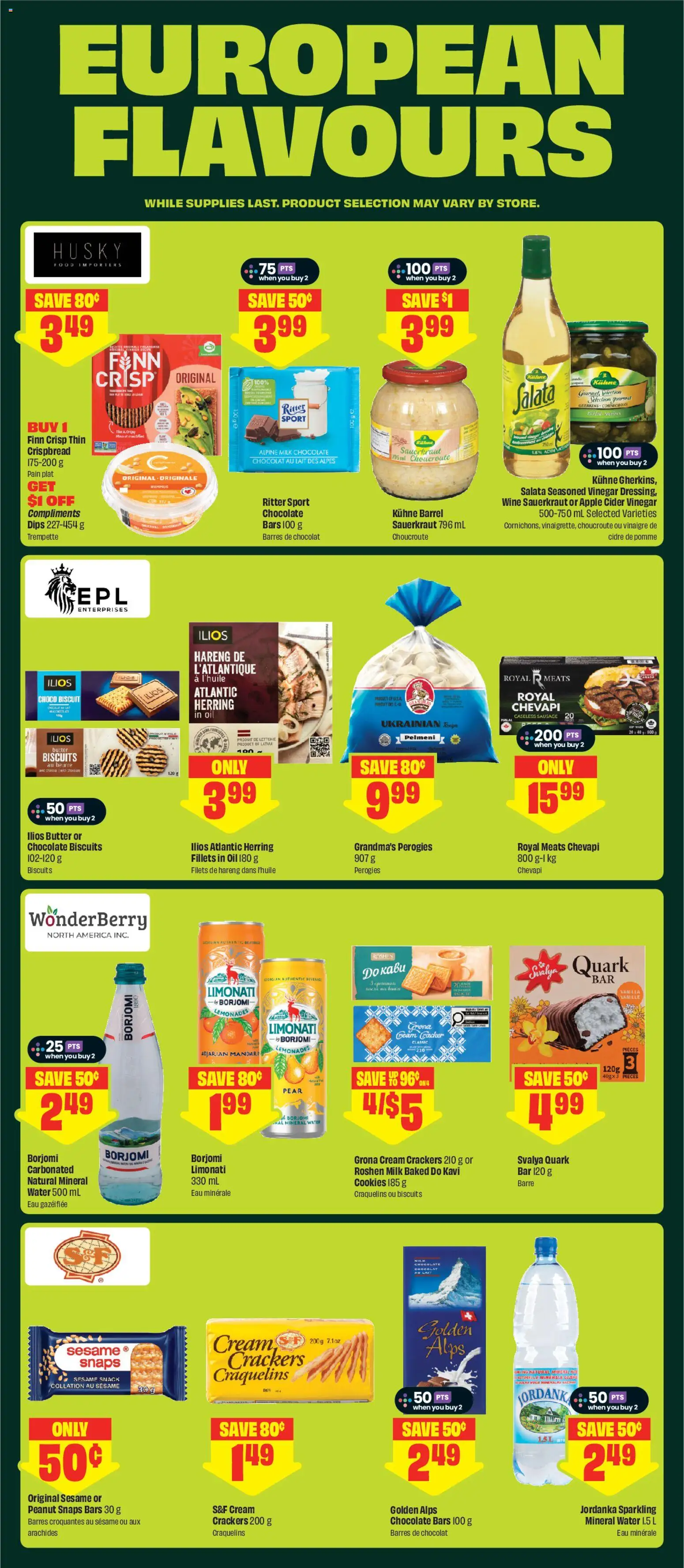FreshCo flyer valid from Jul 9, 2026 | Page: 8 | Products: Cookies, Milk, Butter, Oil