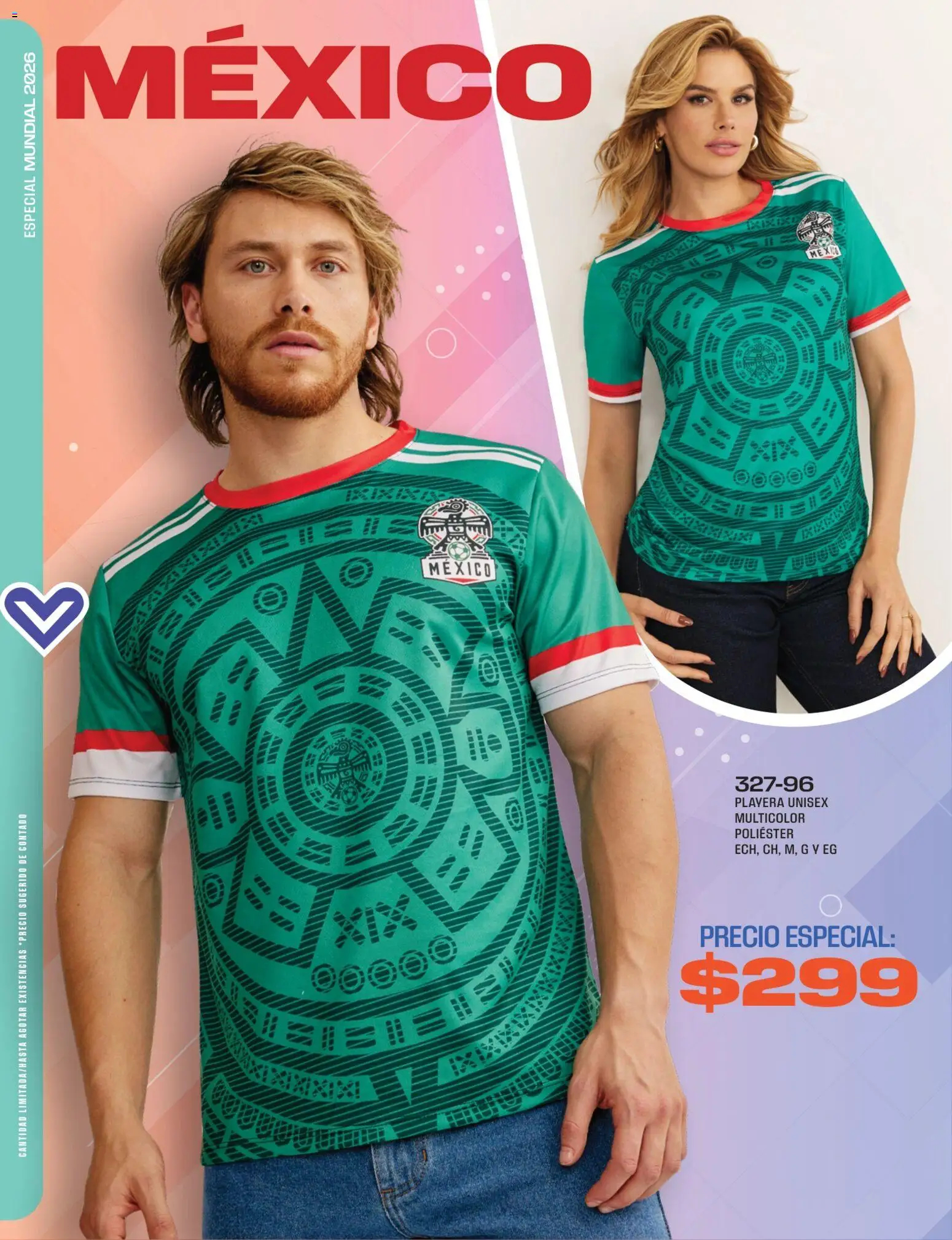 Nuevas ofertas de Cklass válidas en toda la República Mexicana desde el 15.05.2026. ¡Encuentra las mejores ofertas en Cklass catálogo Pasión futbolera! | Página: 2 | Productos: Playera
