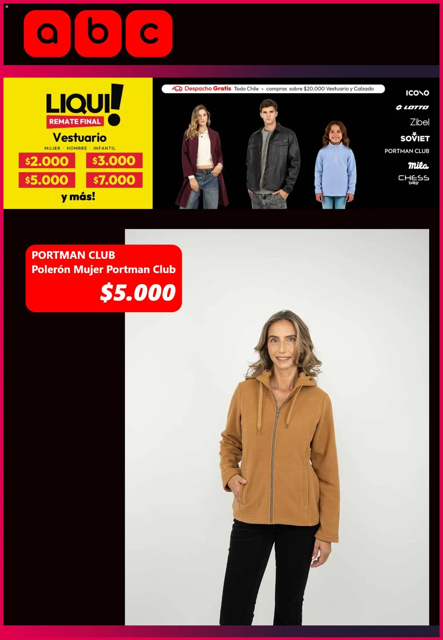 ABC Ofertas │ válido desde el 10.08.2026 | Página: 5 | Productos: Sobre, Poleron