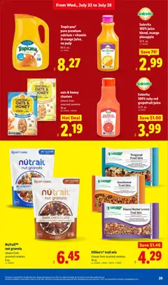 Preview of Lidl weekly ads valid from 07/22/2026 | Page: 29 | Products: Vitamin, Chocolate, Sugar, Bag