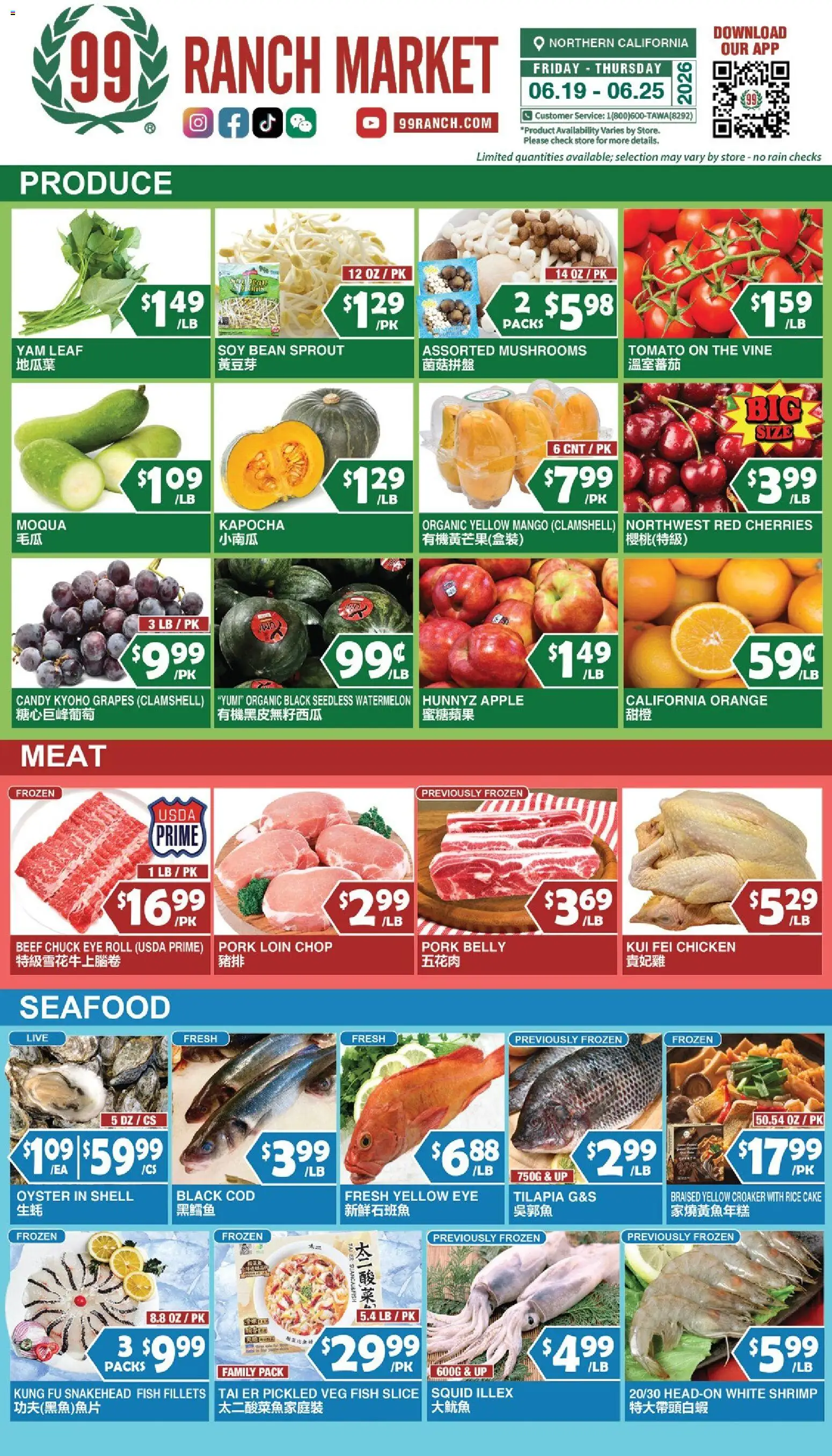 99 Ranch Market Perishables - valid from 19.06.2026 | Page: 1
