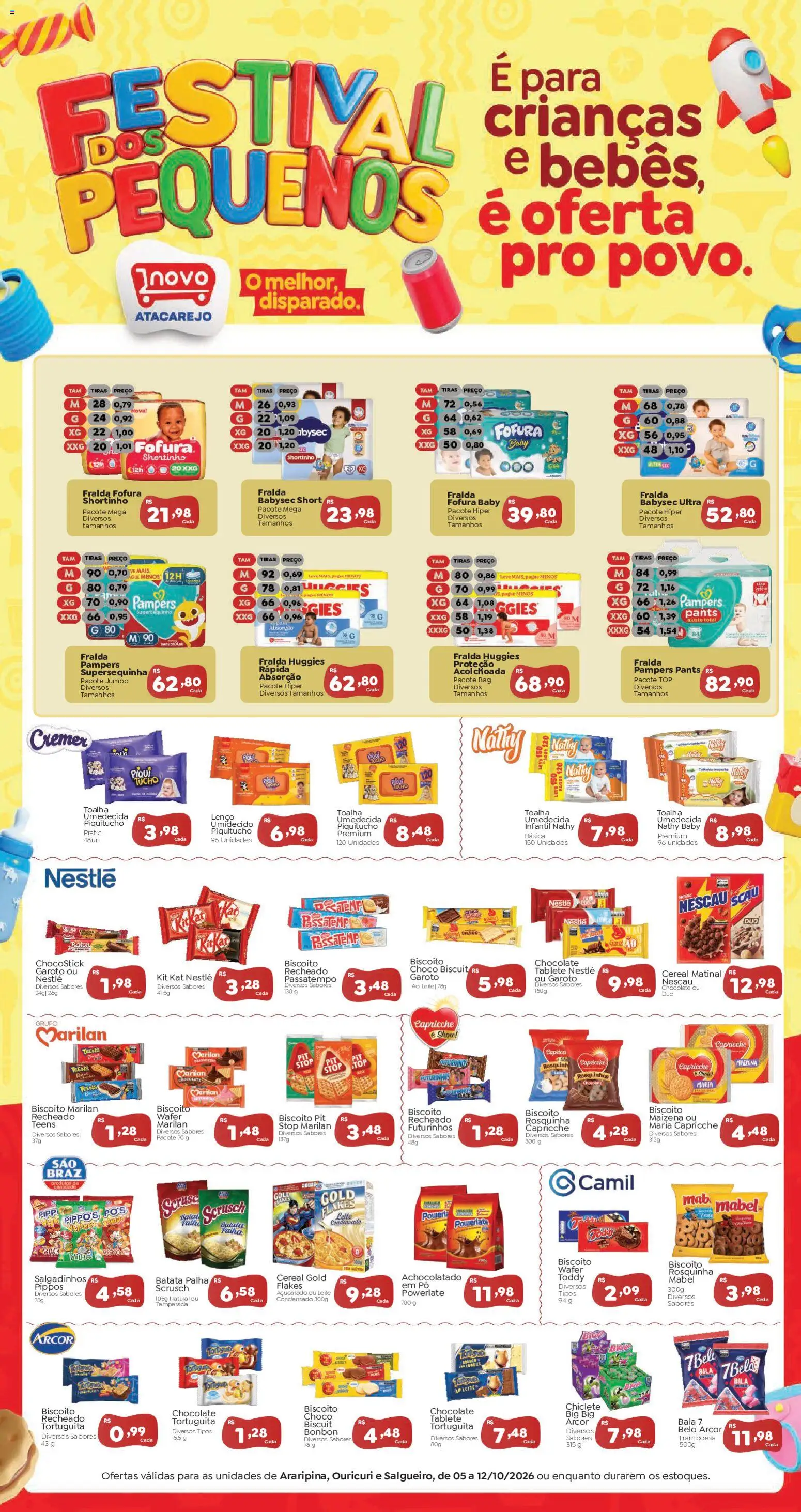 Novo Atacarejo Segunda-feira 5 Outubro Preços Baixos