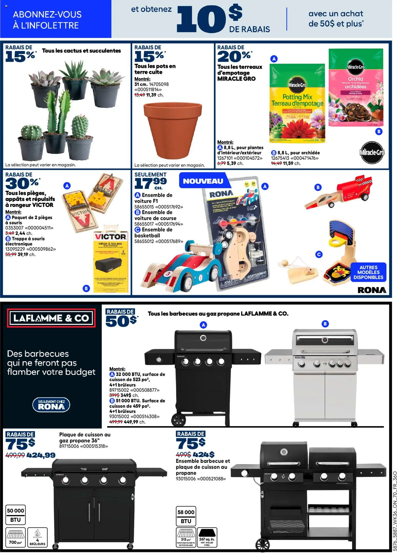 Rona flyer valid from Oct 1, 2026 | Page: 9 | Products: Pots, Orchid