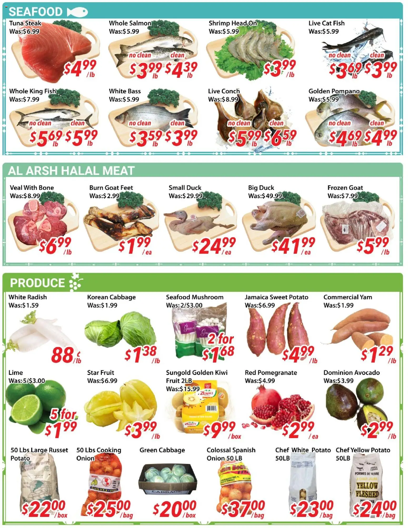 Ample Food Market flyer valid from 01.05.2026 | Page: 2 | Products: Fish, Kiwi, Bag, Box
