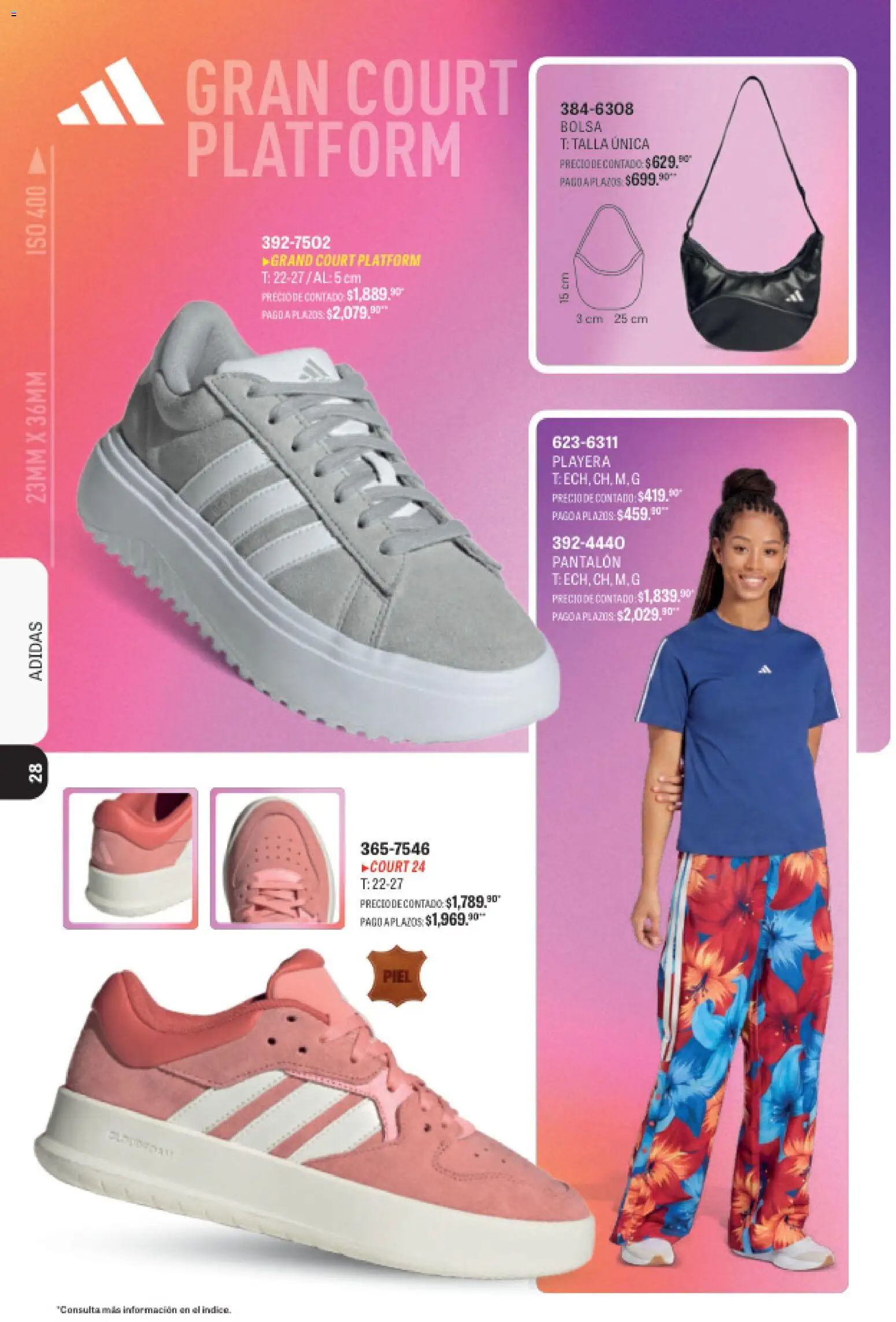 Nuevas ofertas de Andrea válidas en toda la República Mexicana desde el 23/08/2026. ¡Encuentra las mejores ofertas en Andrea catálogo Sport! | Página: 17 | Productos: Bolsa, Playera
