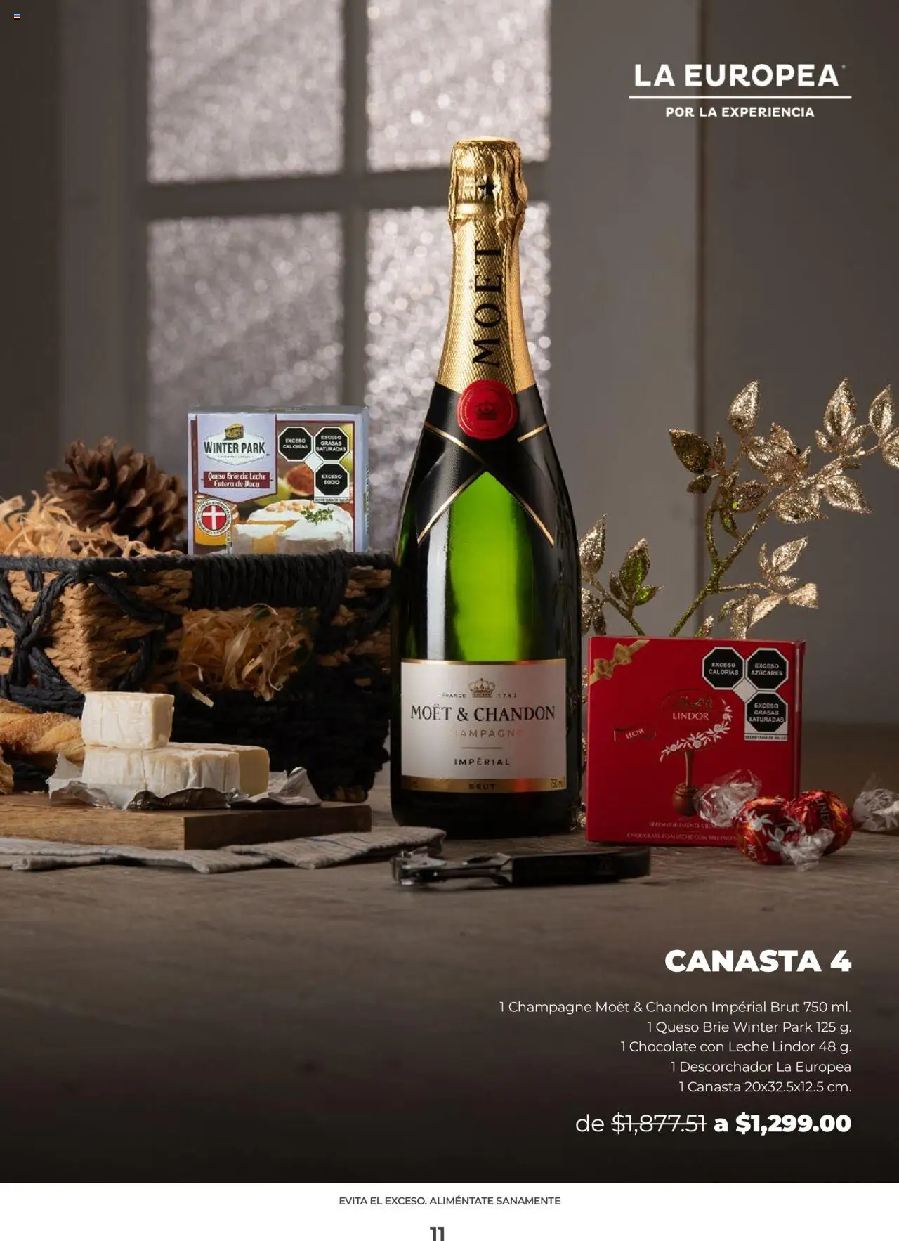 Nuevas ofertas de La Europea válidas en toda la República Mexicana desde el 22/09/2025. ¡Encuentra las mejores ofertas en La Europea catálogo! | Página: 11 | Productos: Leche entera, Leche, Canasta, Moët