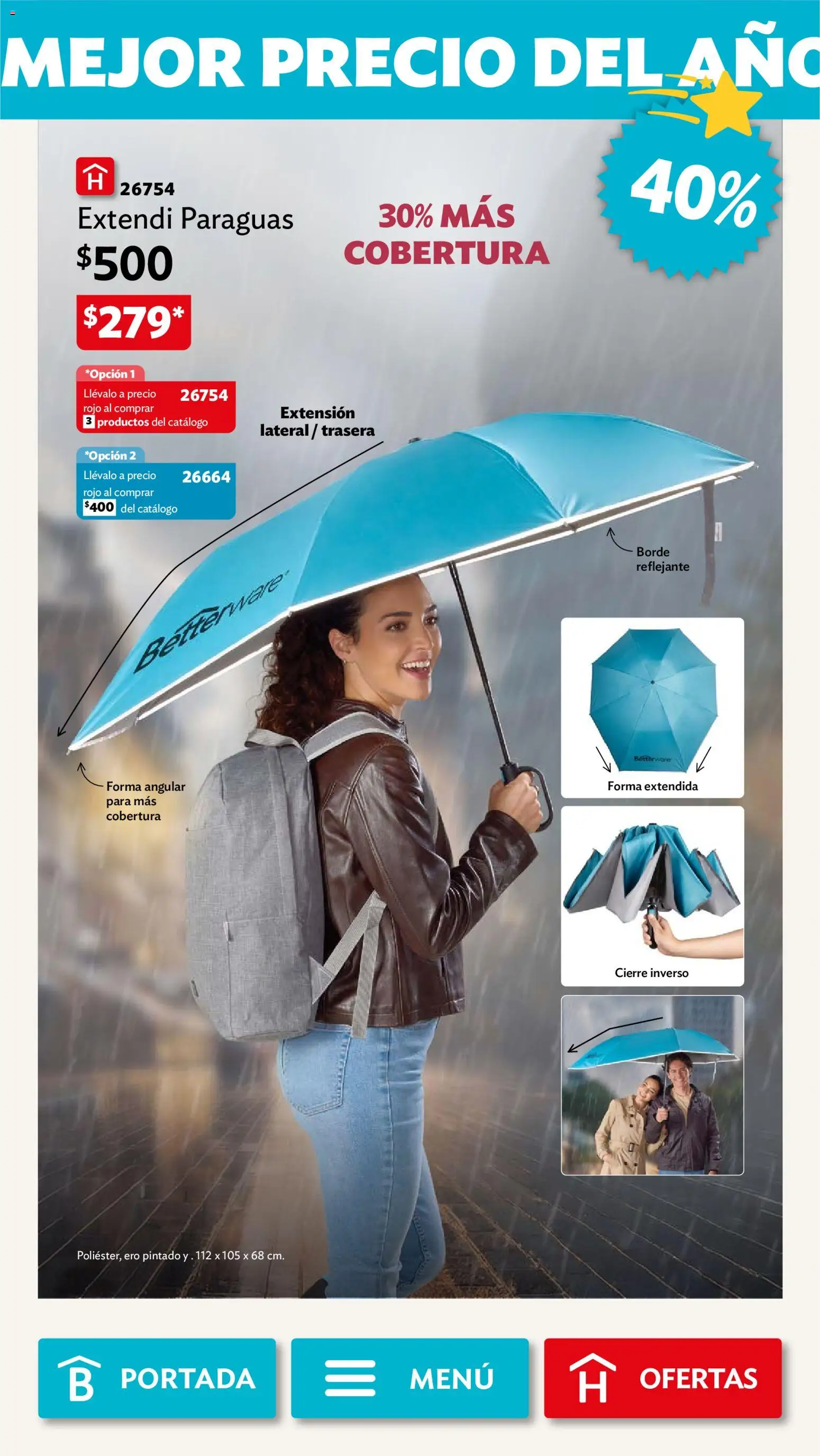 Nuevas ofertas de Betterware válidas en toda la República Mexicana desde el 31/08/2026. ¡Encuentra las mejores ofertas en Betterware campaña 9 2026! | Página: 101 | Productos: Extensión