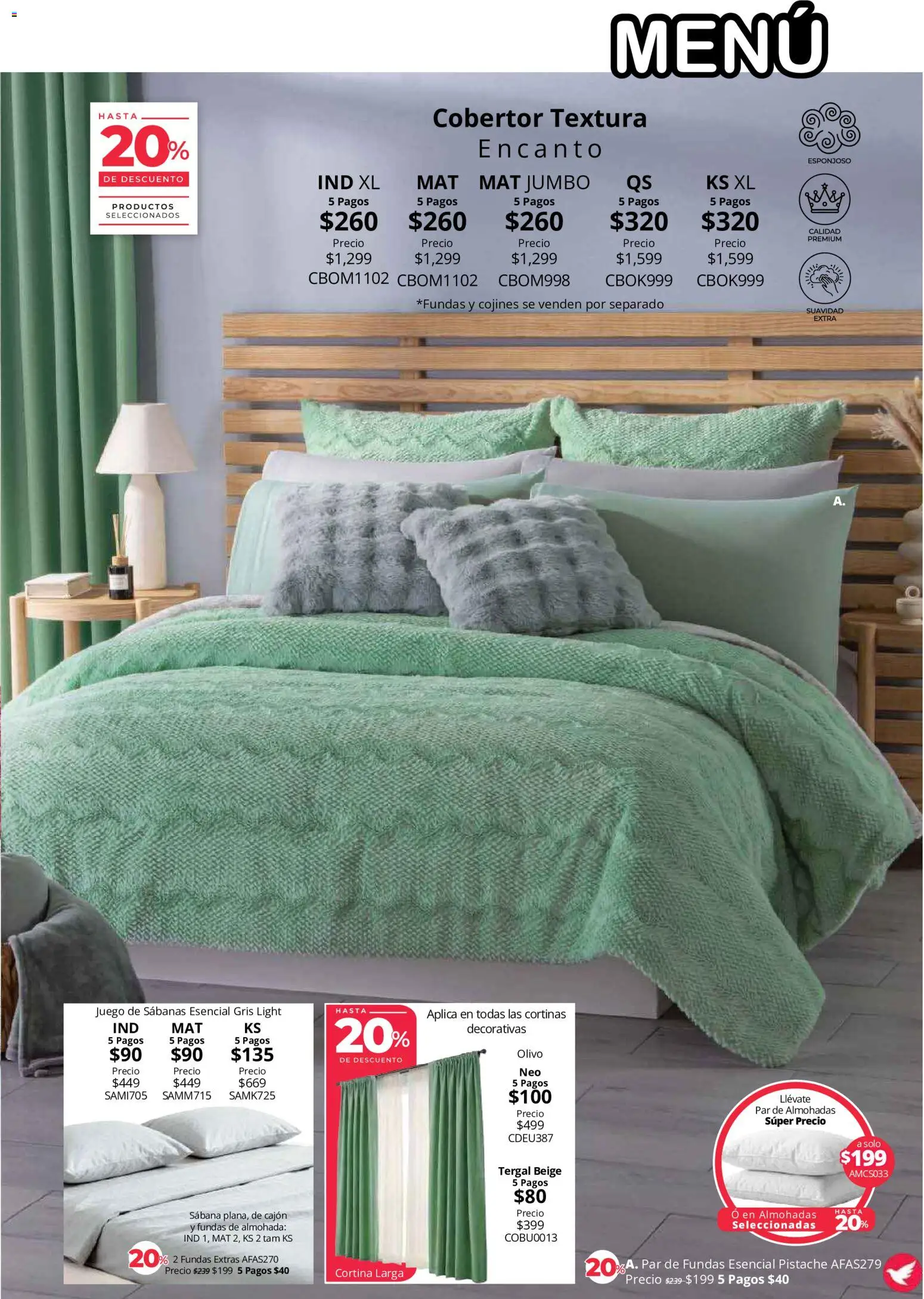 Nuevas ofertas de Colchas Concord válidas en toda la República Mexicana desde el 01/08/2026. ¡Encuentra las mejores ofertas en Colchas Concord catálogo Colección Cobertor! | Página: 67 | Productos: Cobertor, Juego, Almohada, Sabanas