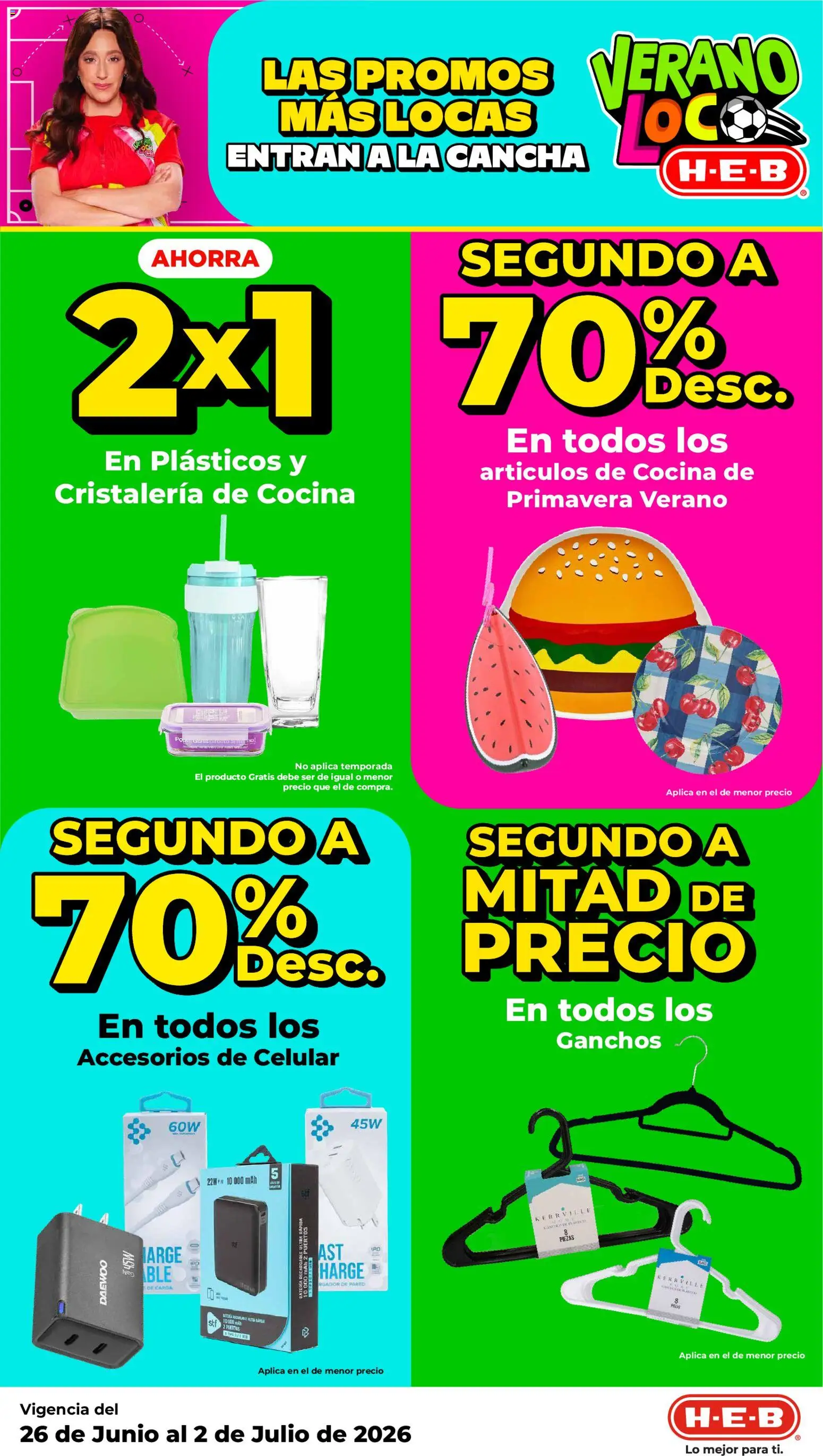 Nuevas ofertas de H-E-B válidas en toda la República Mexicana desde el 26/06/2026. ¡Encuentra las mejores ofertas en H-E-B folleto! | Página: 20