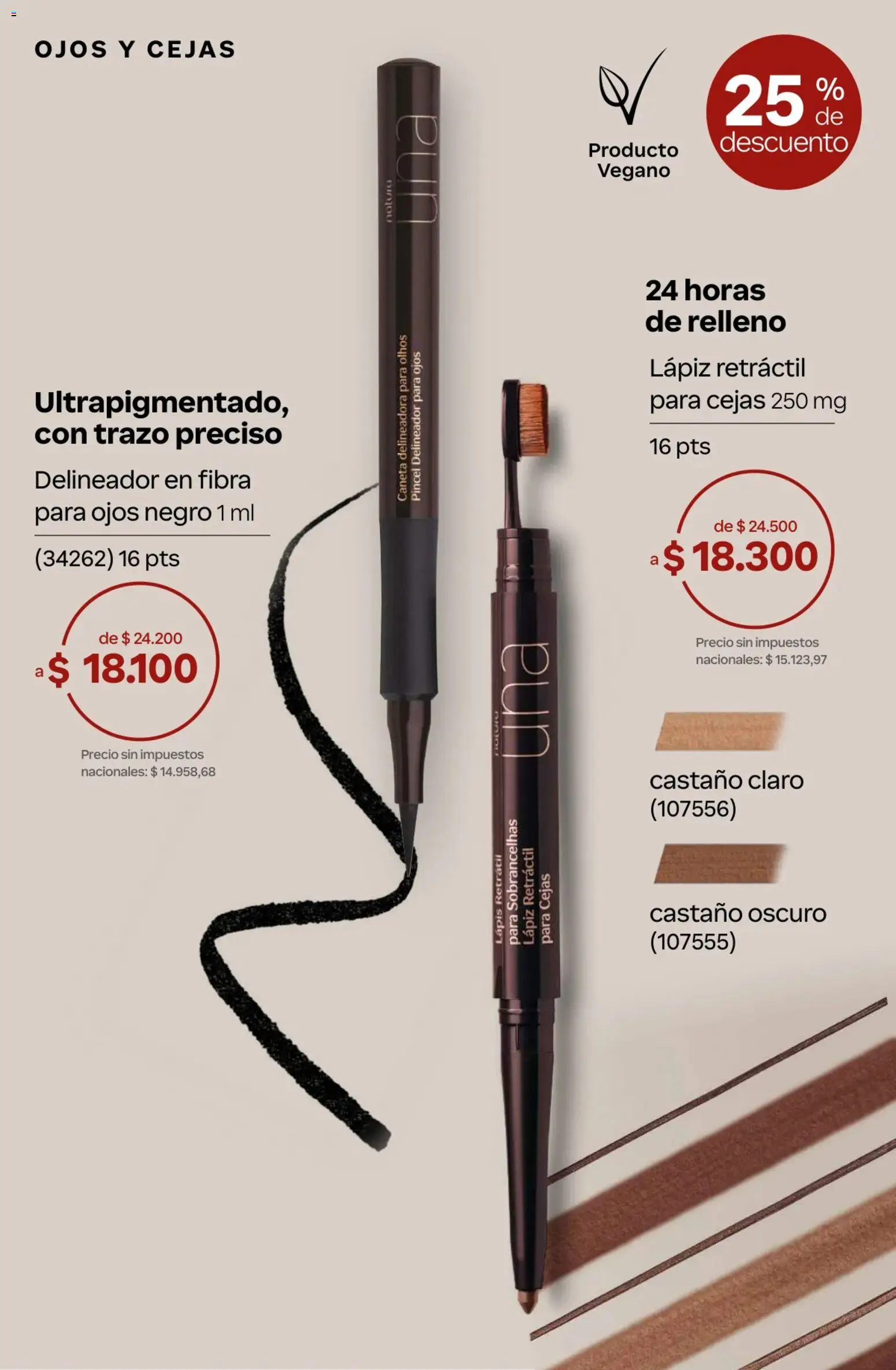 Catálogo Natura Ciclo 10 │ válido desde el 30/06/2026 | Página: 139 | Productos: Pincel, Delineador