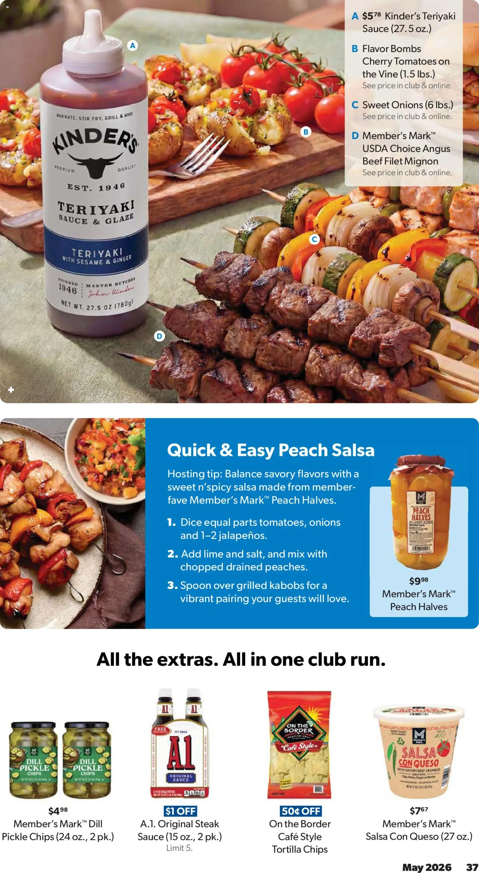 Sam's Club Weekly Ad - valid from 29.04.2026 | Page: 37 | Products: Ginger, Tomatoes, Peach, Dill