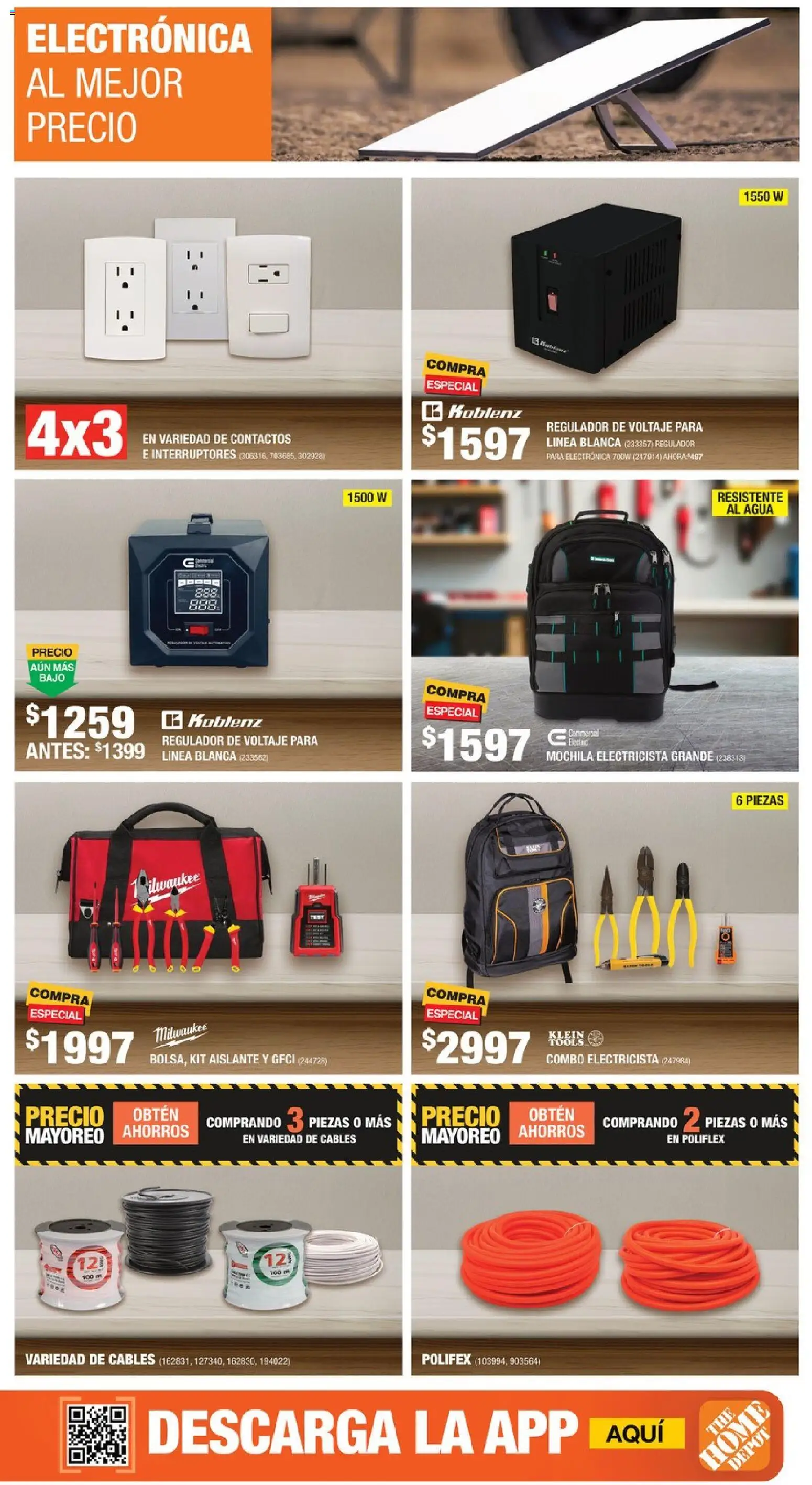 Nuevas ofertas de Home Depot válidas en toda la República Mexicana desde el 13/08/2026. ¡Encuentra las mejores ofertas en Home Depot catálogo! | Página: 10 | Productos: Agua, Mochila