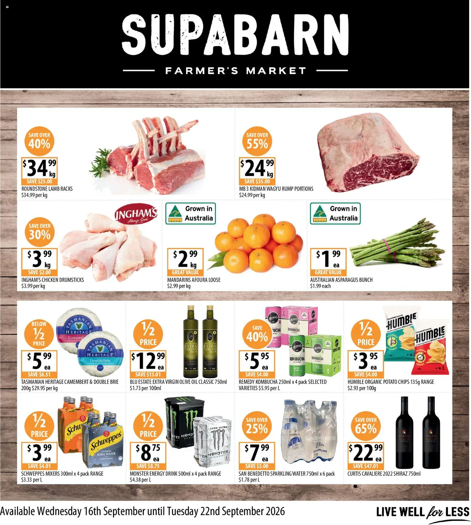Supabarn Wednesday, September 16 Price Drop