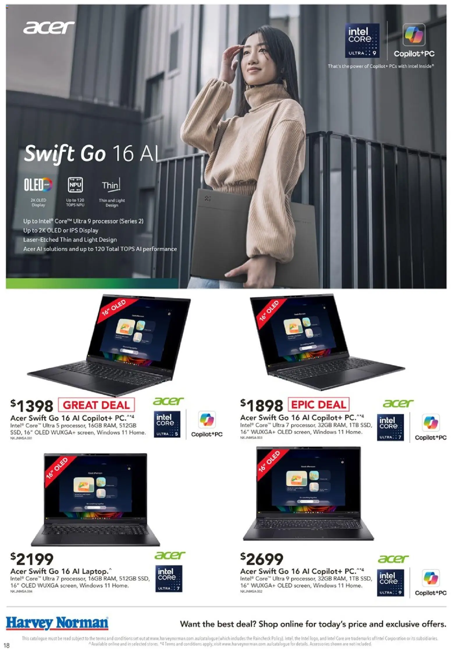 Harvey Norman catalogue - valid from 18/08/2026 | Page: 18 | Products: Light, Accessories, Pc