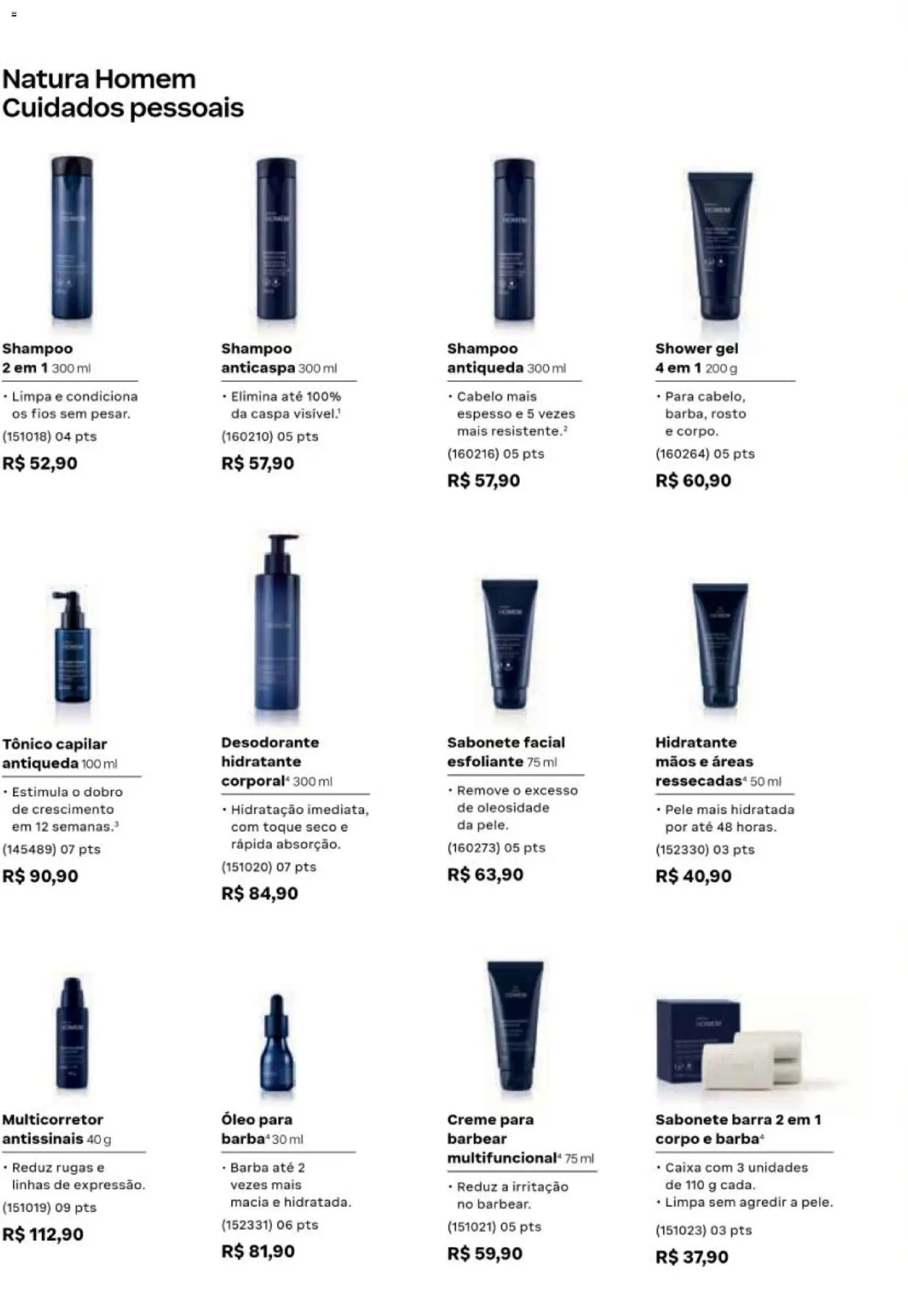 Natura Folheto - válido de 19/07/2026 | Página: 48 | Produtos: Tônico, Óleo, Creme, Sabonete