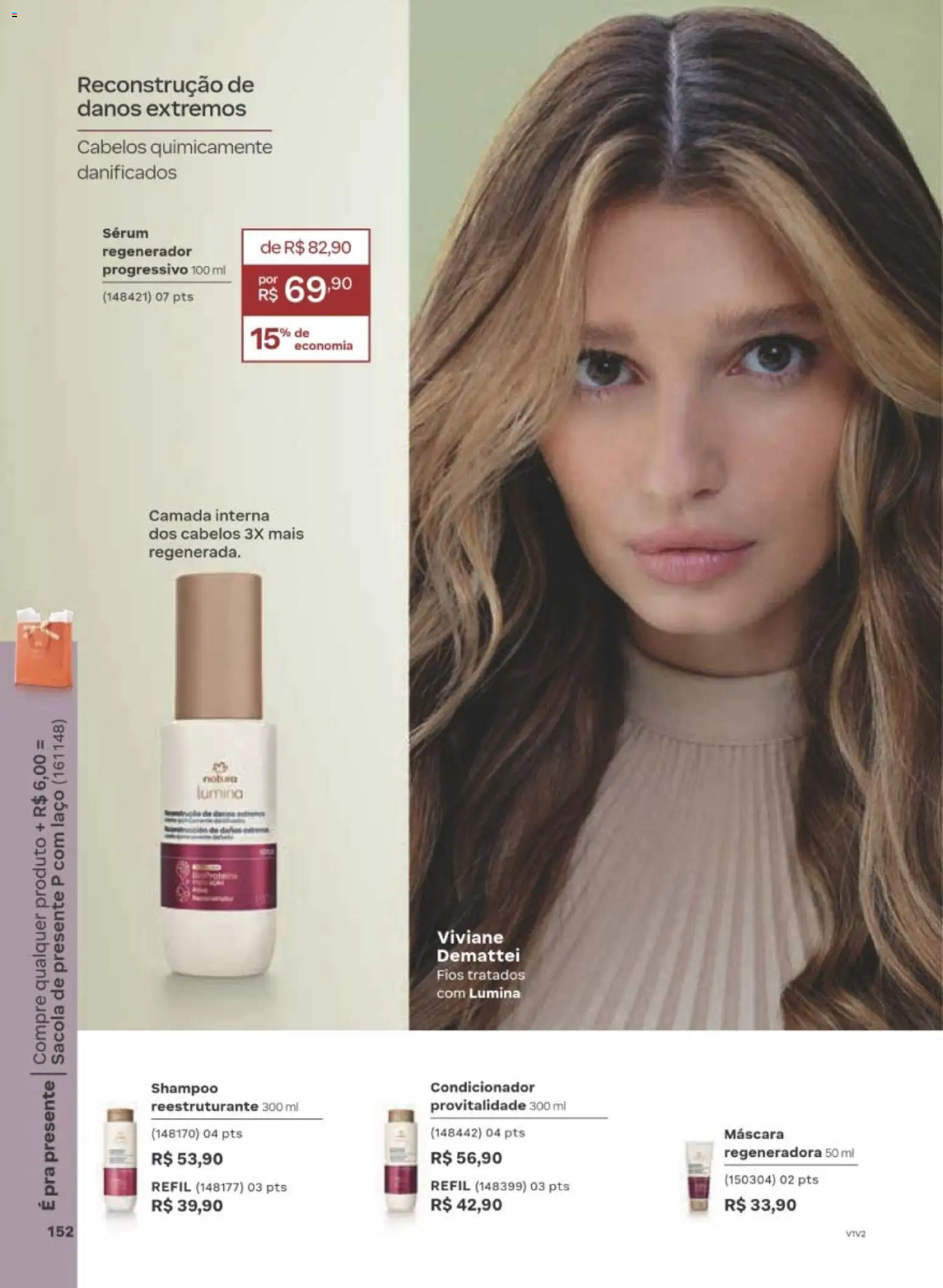 Natura Folheto - válido de 22/06/2026 | Página: 152 | Produtos: Shampoo, Condicionador, Sérum