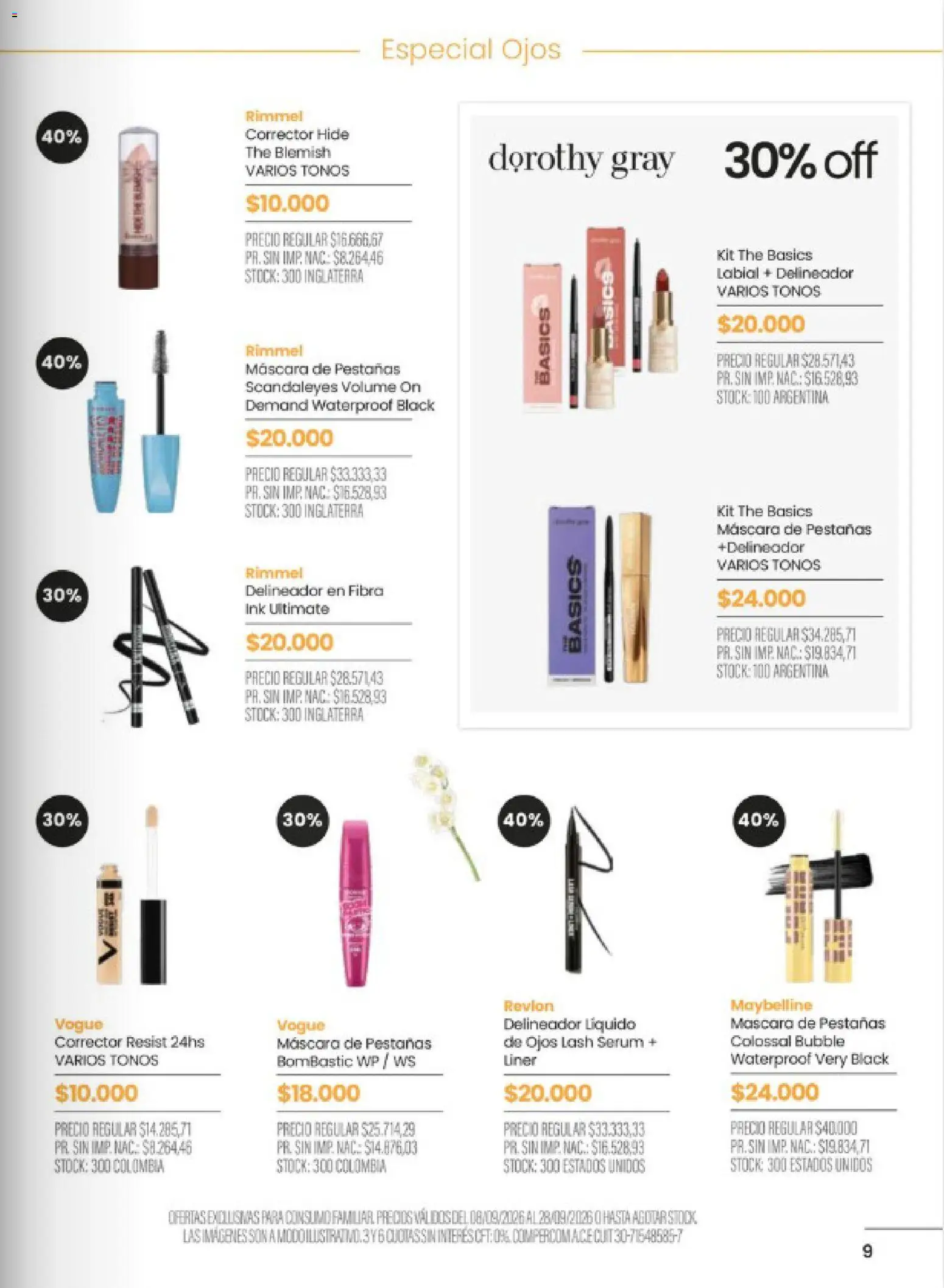 Pigmento - Glow De Primavera │ válido desde el 08/09/2026 | Página: 9 | Productos: Serum, Máscara, Delineador, Mascara de pestañas