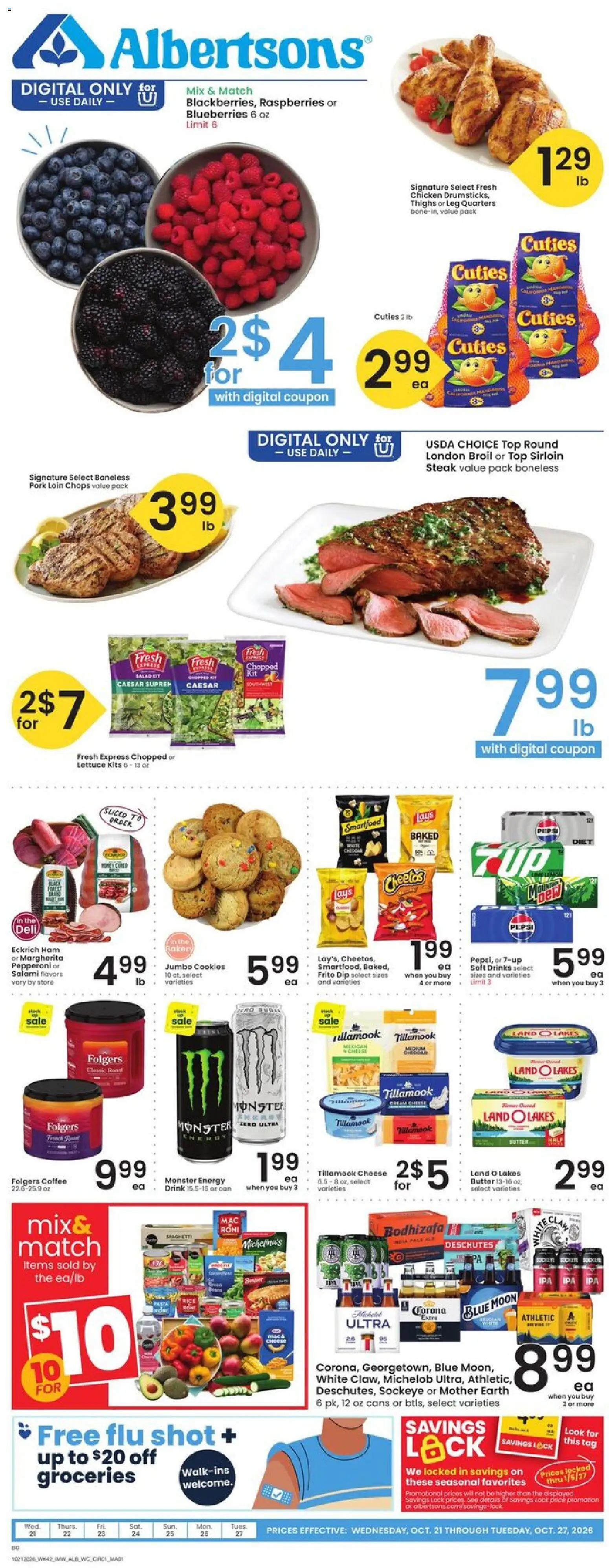 Albertsons Weekly Ad - valid from 10/21/2026 | Page: 1