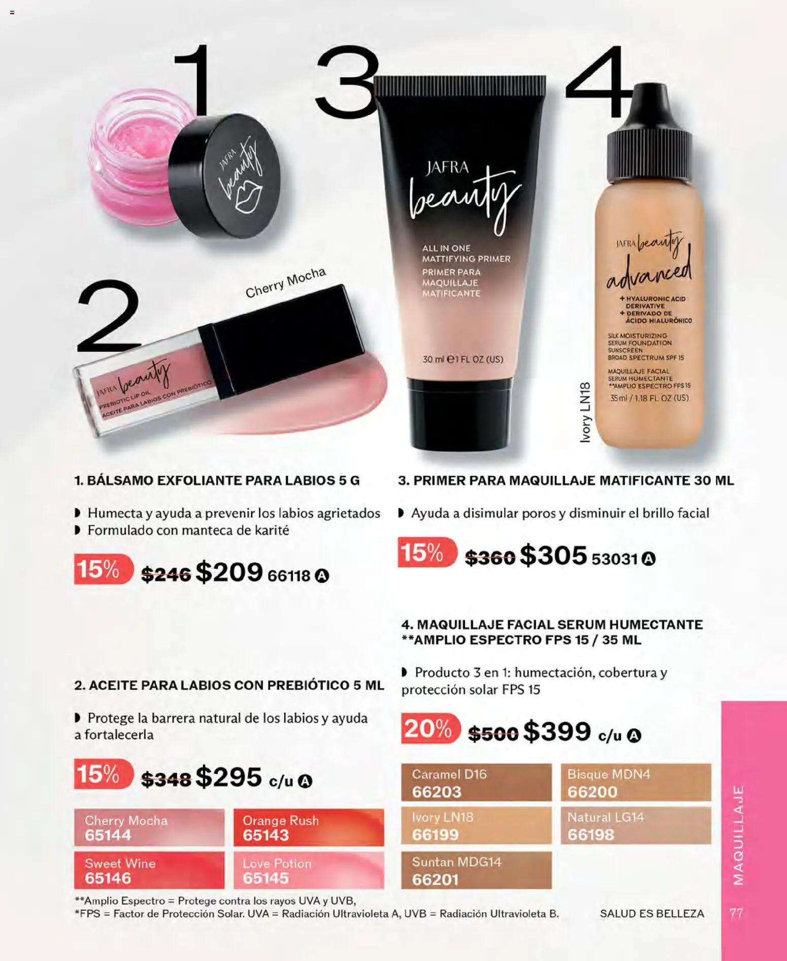 Nuevas ofertas de JAFRA válidas en toda la República Mexicana desde el 01/08/2026. ¡Encuentra las mejores ofertas en JAFRA catálogo! | Página: 77