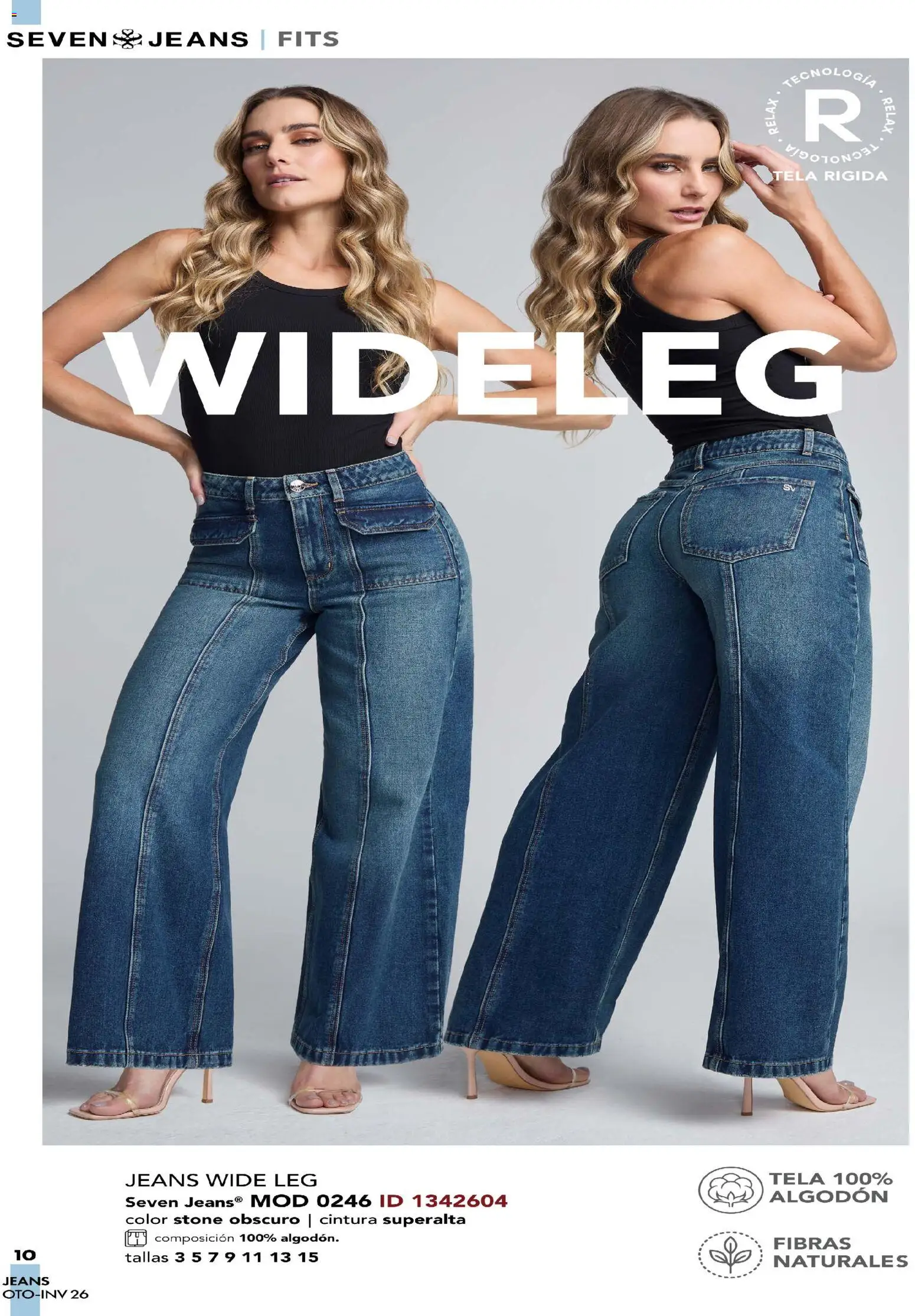 Nuevas ofertas de Price Shoes válidas en toda la República Mexicana desde el 03/08/2026. ¡Encuentra las mejores ofertas en Price Shoes catálogo Seven Jeans! | Página: 10 | Productos: Algodón