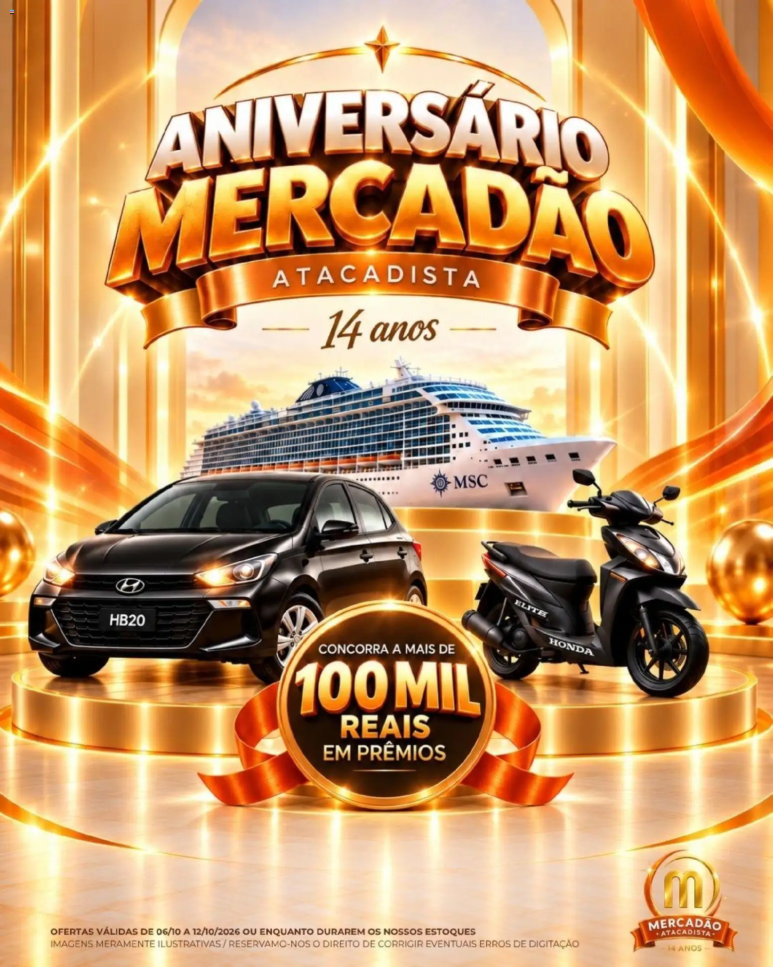 Mercadão Atacadista Folheto - válido de 06/10/2026 | Página: 1