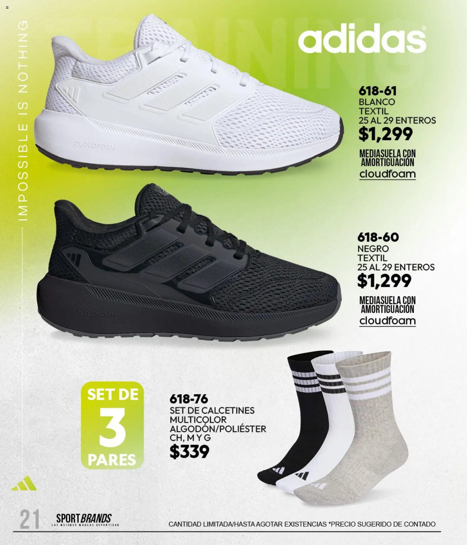 Nuevas ofertas de Cklass válidas en toda la República Mexicana desde el 11/09/2026. ¡Encuentra las mejores ofertas en Cklass catálogo Sportbrands Caballero Invierno! | Página: 26 | Productos: Calcetines