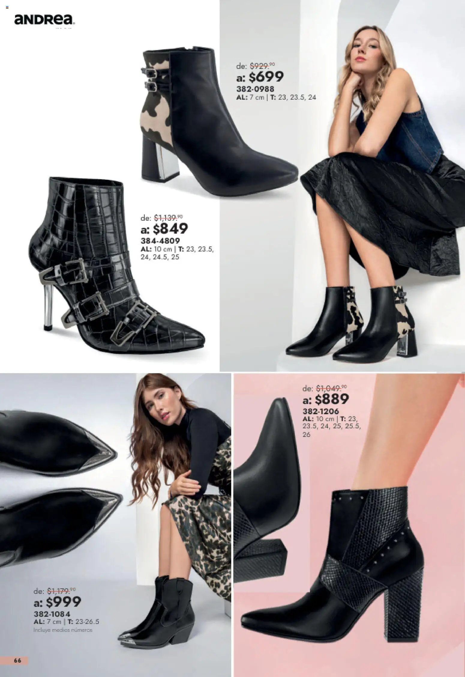 Nuevas ofertas de Andrea válidas en toda la República Mexicana desde el 26/07/2026. ¡Encuentra las mejores ofertas en Andrea catálogo Outlet! | Página: 66