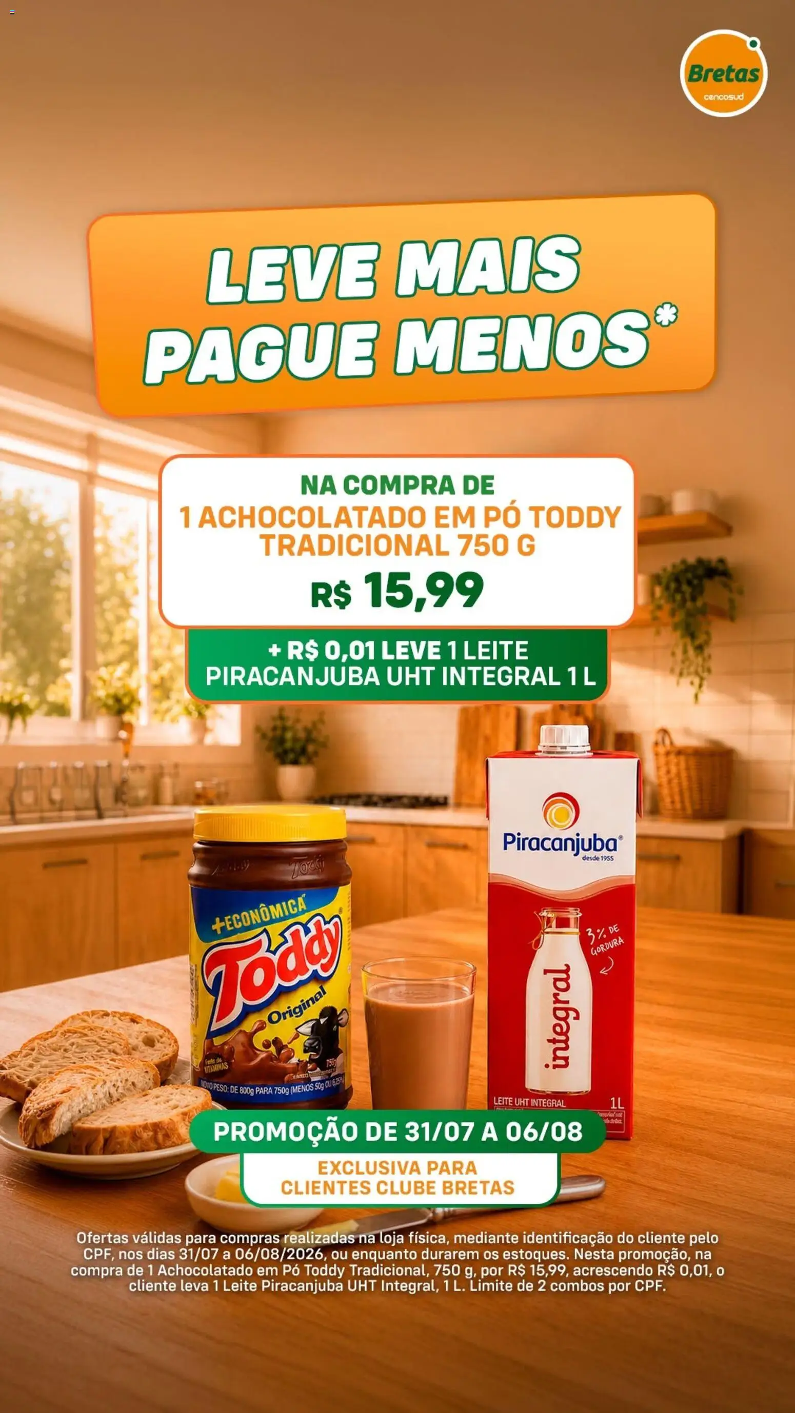 Bretas Folheto - válido de 31/07/2026 | Página: 1