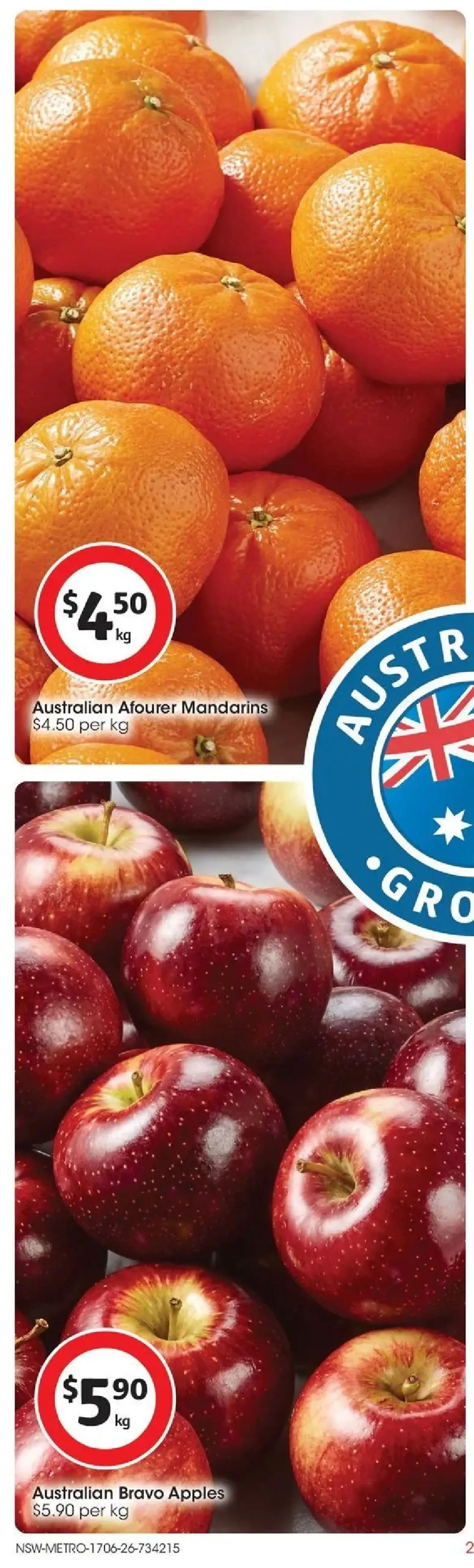 Coles catalogue - valid from 17.06.2026 | Page: 38 | Products: Apples, Mandarins