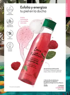 Vista previa de Oriflame campaña 10 2026, nuevo folleto de la tienda, válido en México a partir del 11/07/2026 | Página: 123 | Productos: Semillas, Gel de ducha