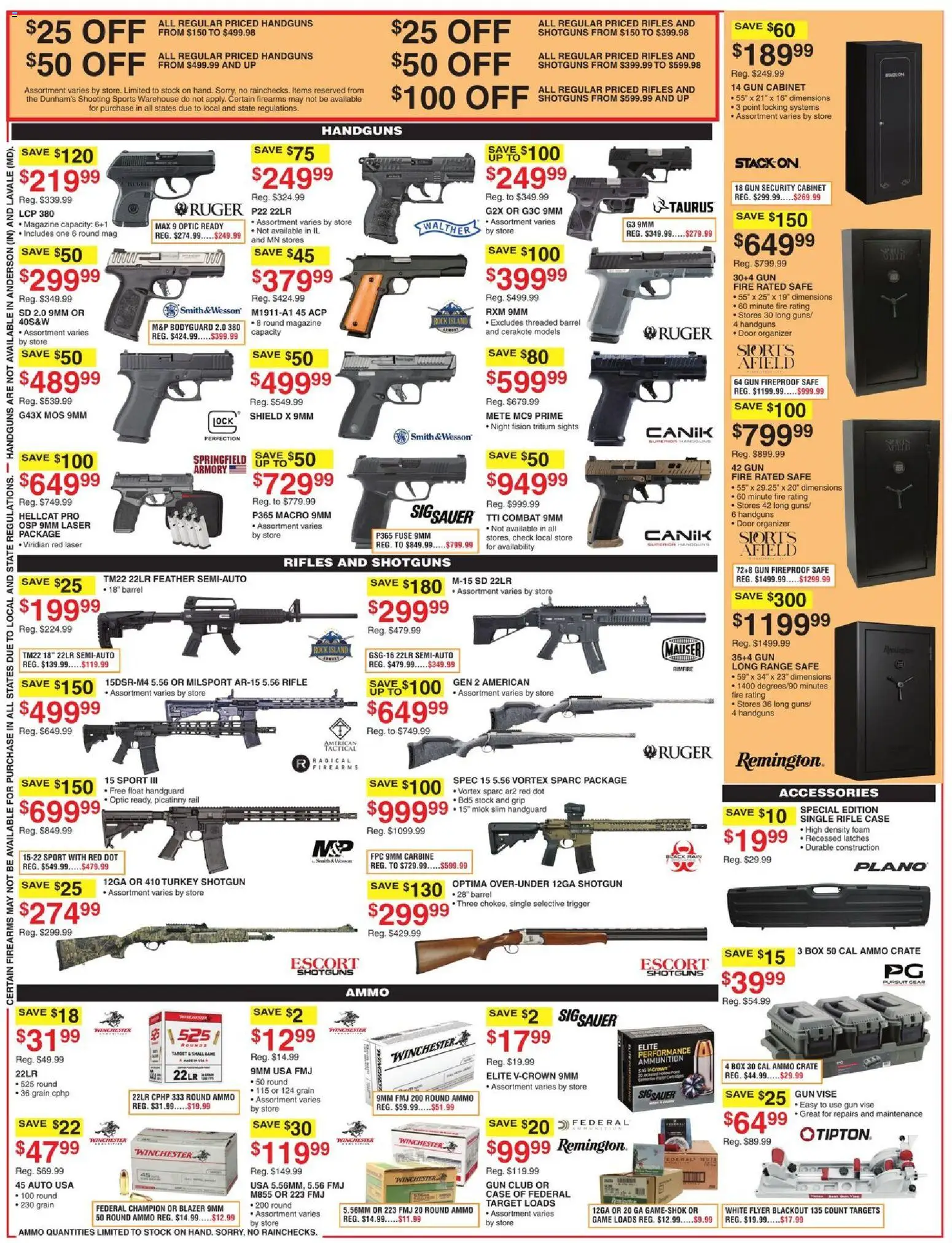 Dunham's Sports Weekly Ad - valid from 07.03.2026 | Page: 10 | Products: Box, Gun, Ammo, Rimfire