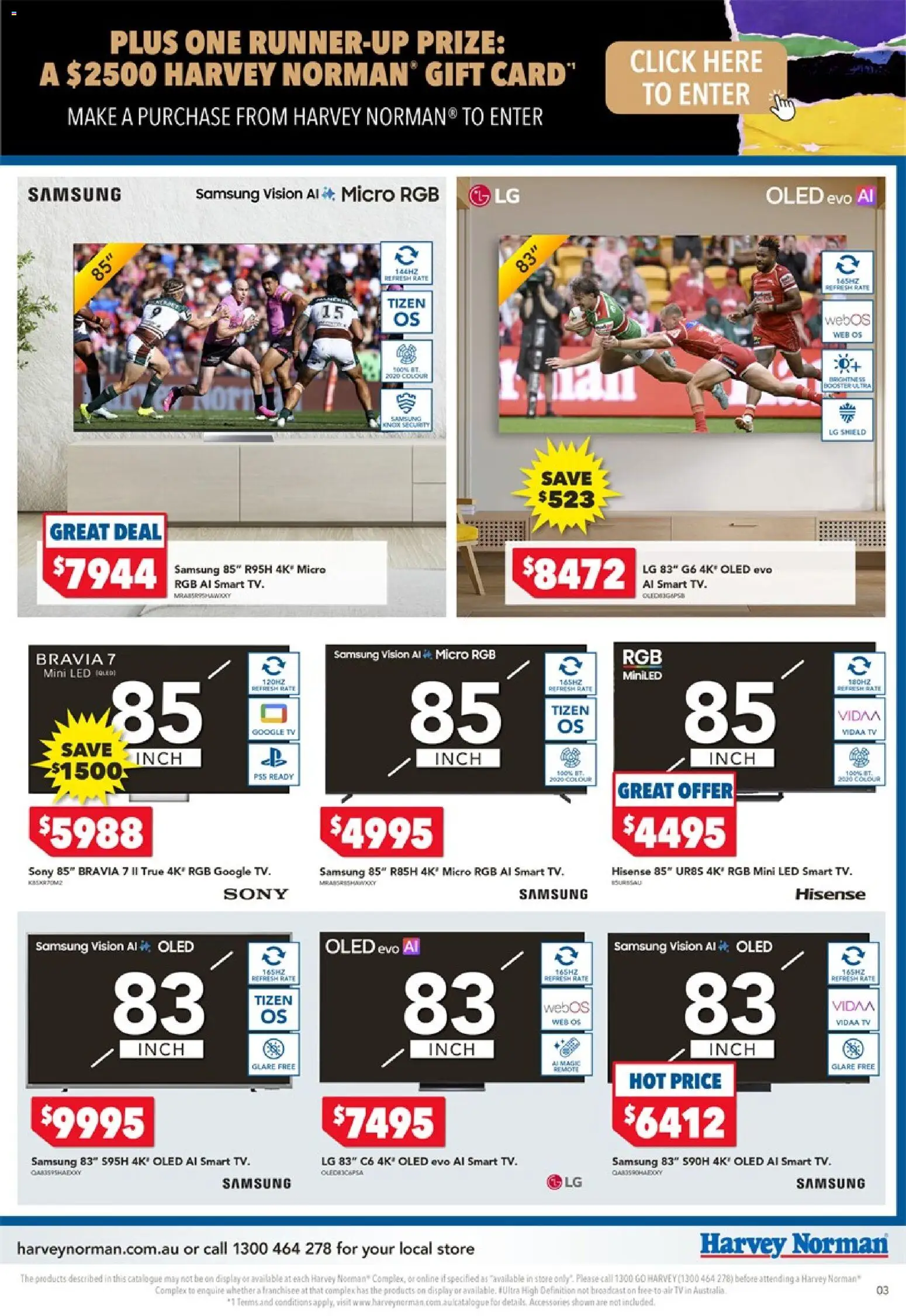 Harvey Norman catalogue - valid from 10/09/2026 | Page: 3 | Products: Accessories, Tv