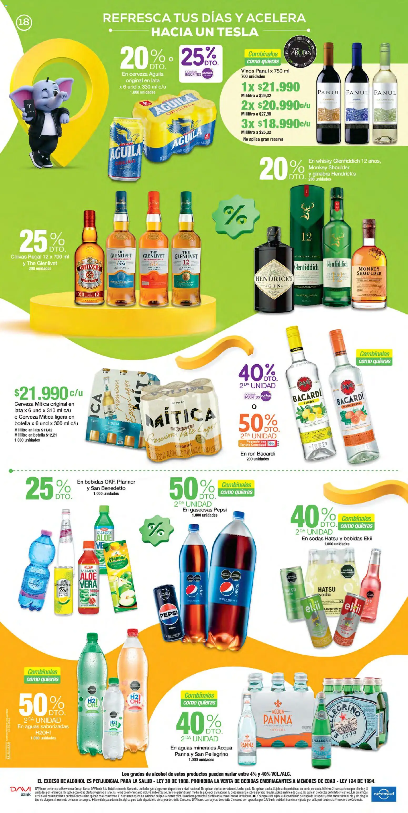 Jumbo revista - valida desde el 24/09/2026 | Página: 18 | Productos: Whisky, Banco, Ron, Cerveza