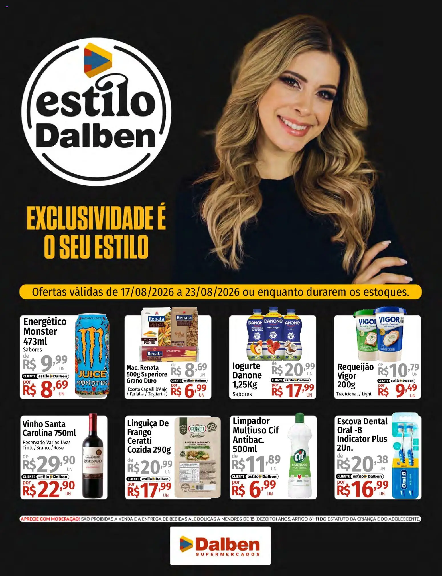 Supermercado Dalben Folheto - válido de 17/08/2026 | Página: 1