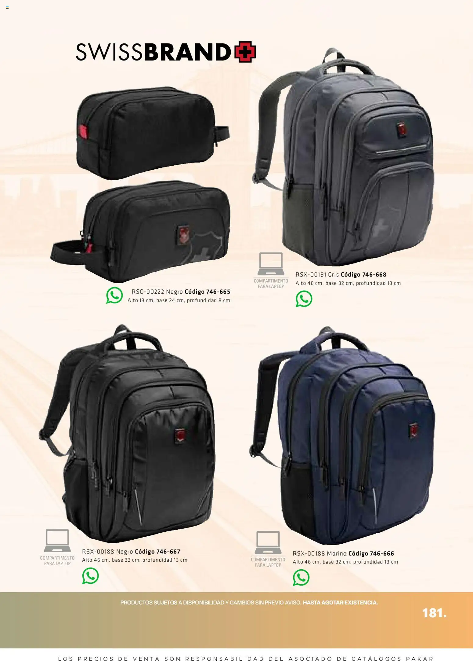 Nuevas ofertas de SC Pakar válidas en toda la República Mexicana desde el 28/08/2026. ¡Encuentra las mejores ofertas en SC Pakar catálogo Premium Men Tomo 2! | Página: 181 | Productos: Laptop