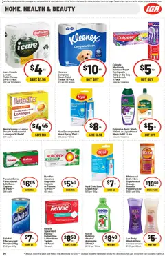 Preview of IGA catalogue - valid from 08/07/2026 | Page: 31 | Products: Toilet, Honey, Toothpaste, Tablets