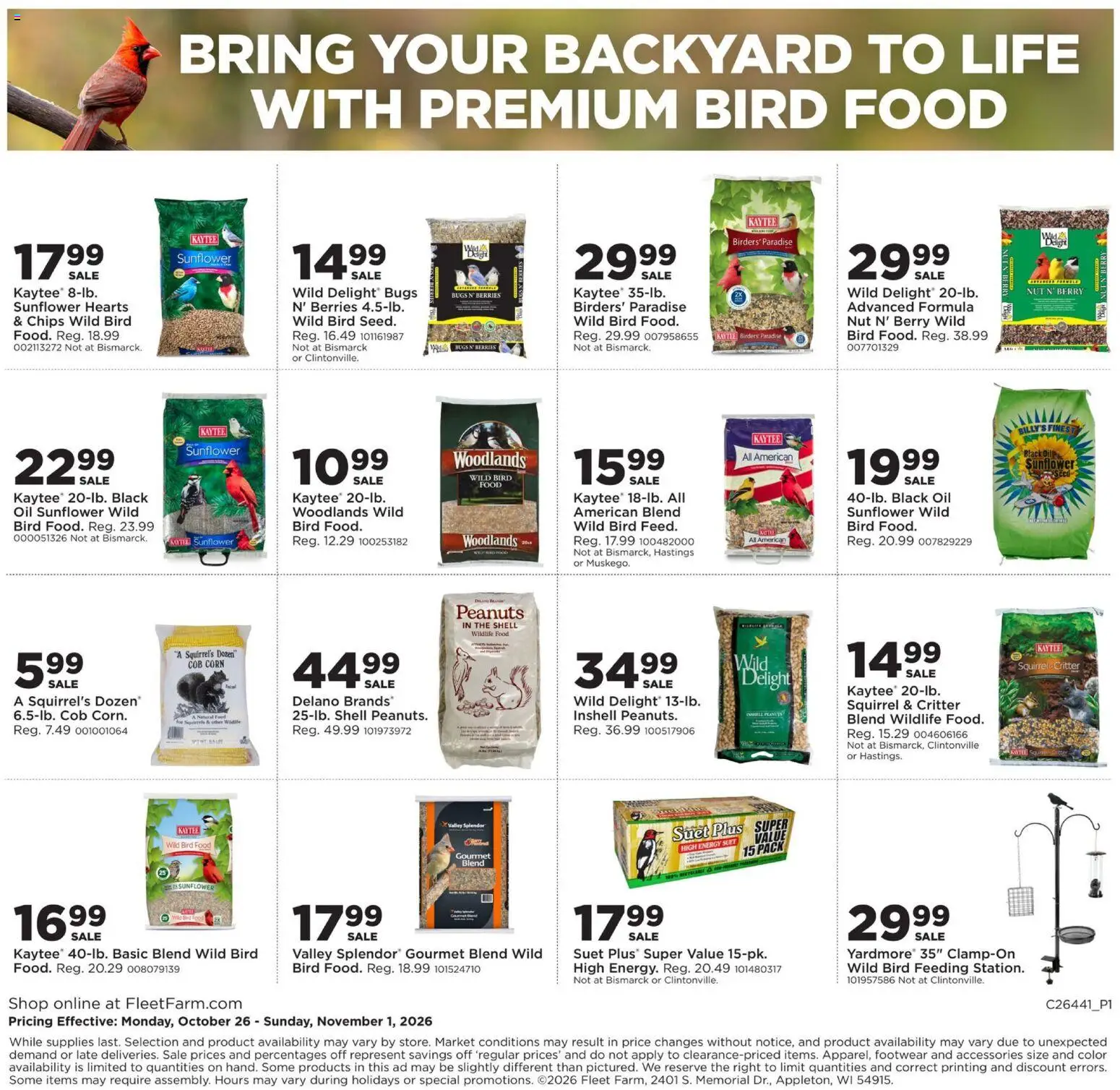 Mills Fleet Farm Weekly Ad - valid from 10/26/2026 | Page: 27