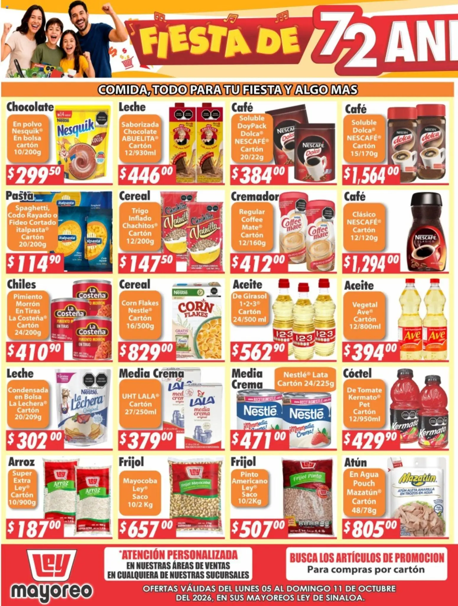 Nuevas ofertas de Casa Ley válidas en toda la República Mexicana desde el 05/10/2026. ¡Encuentra las mejores ofertas en Casa Ley folleto Sinaloa! | Página: 5