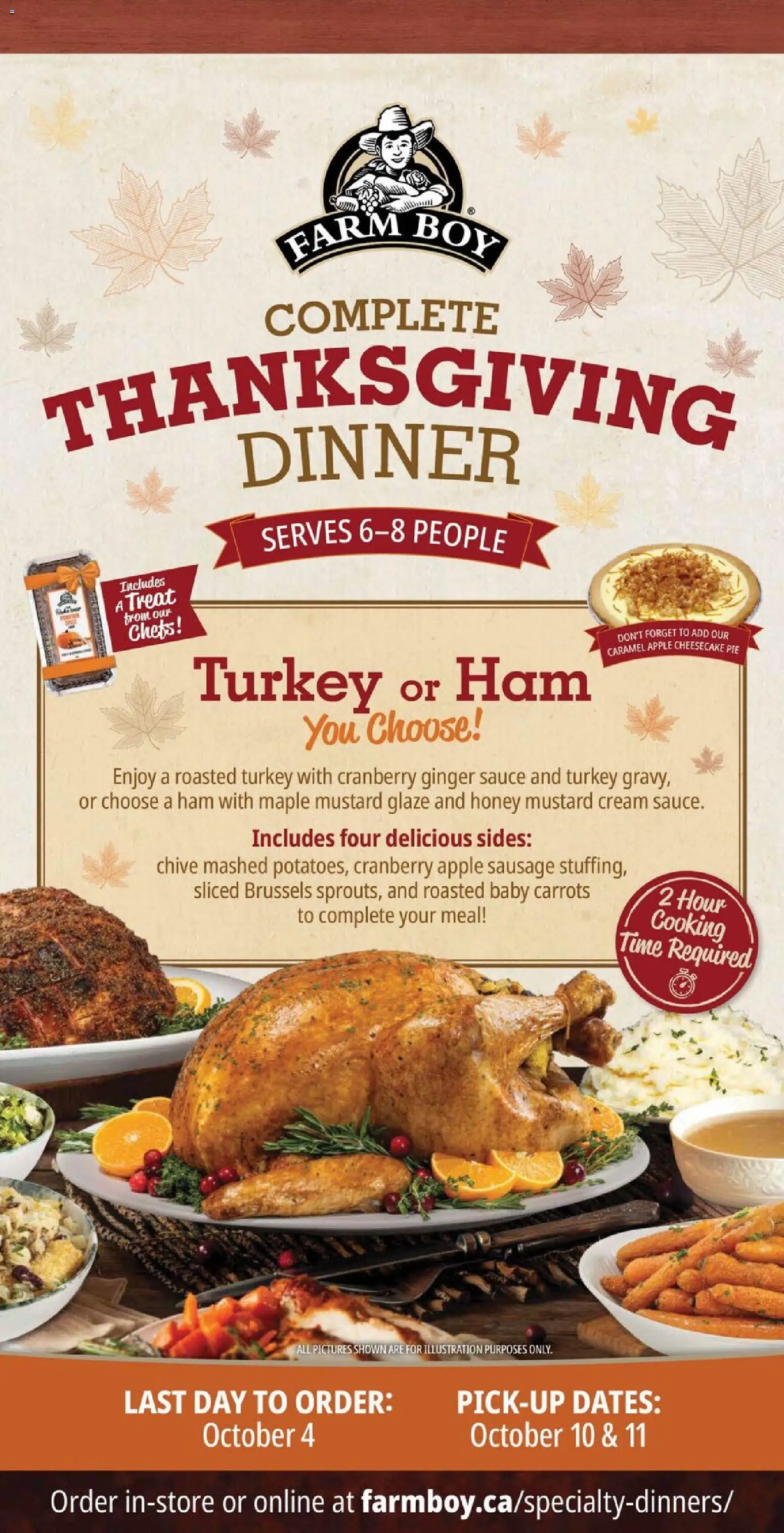 Farm Boy flyer valid from Oct 1, 2026 | Page: 10 | Products: Cream, Ginger, Sausage, Ham