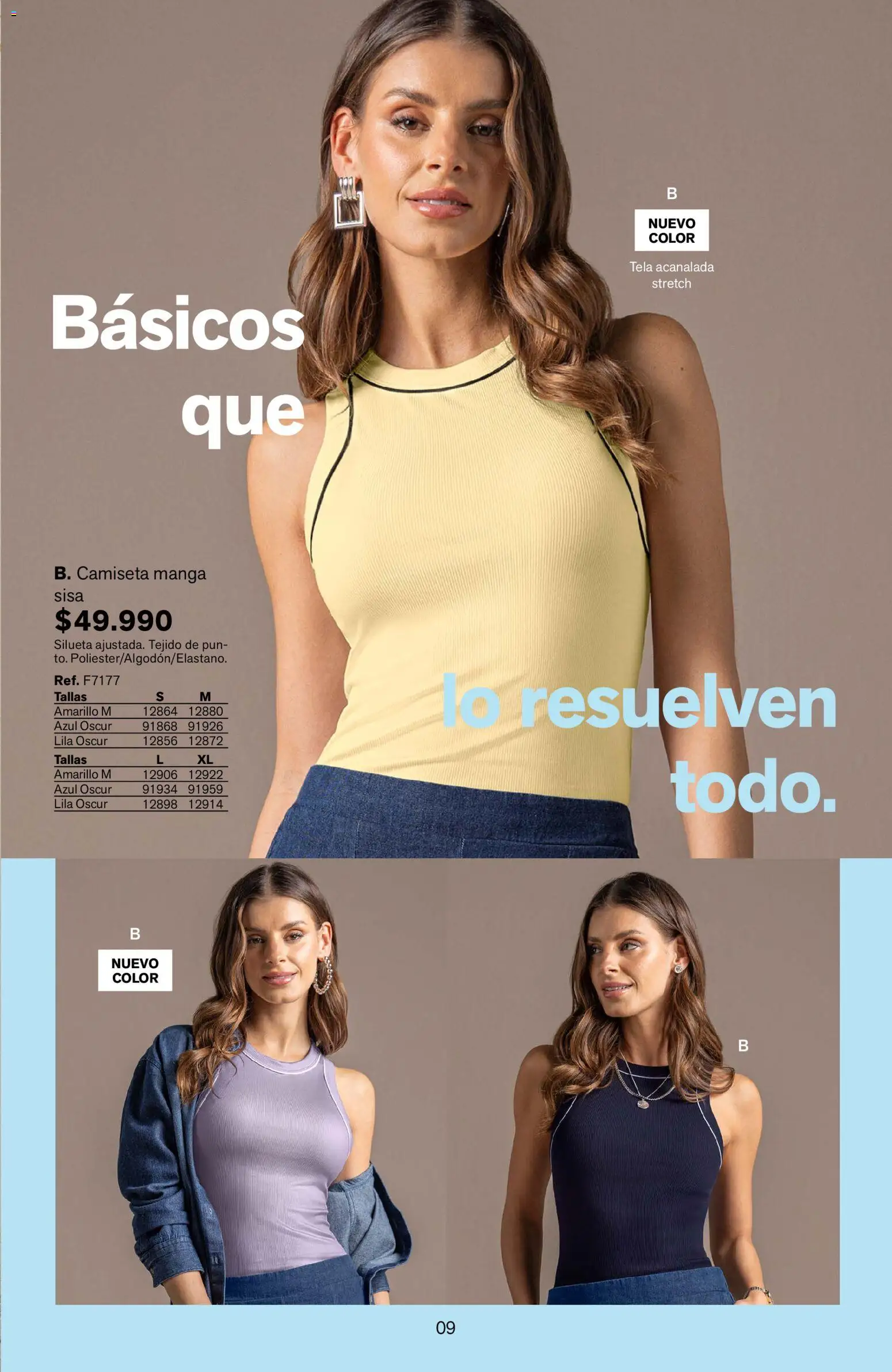 Leonisa revista - valida desde el 15/07/2026 | Página: 9 | Productos: Camiseta, Camiseta manga sisa